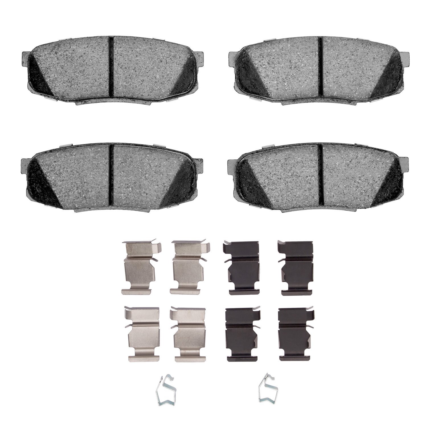 1214-1304-01 Heavy-Duty Brake Pads & Hardware Kit, Fits Select Lexus/Toyota/Scion, Position: Rear