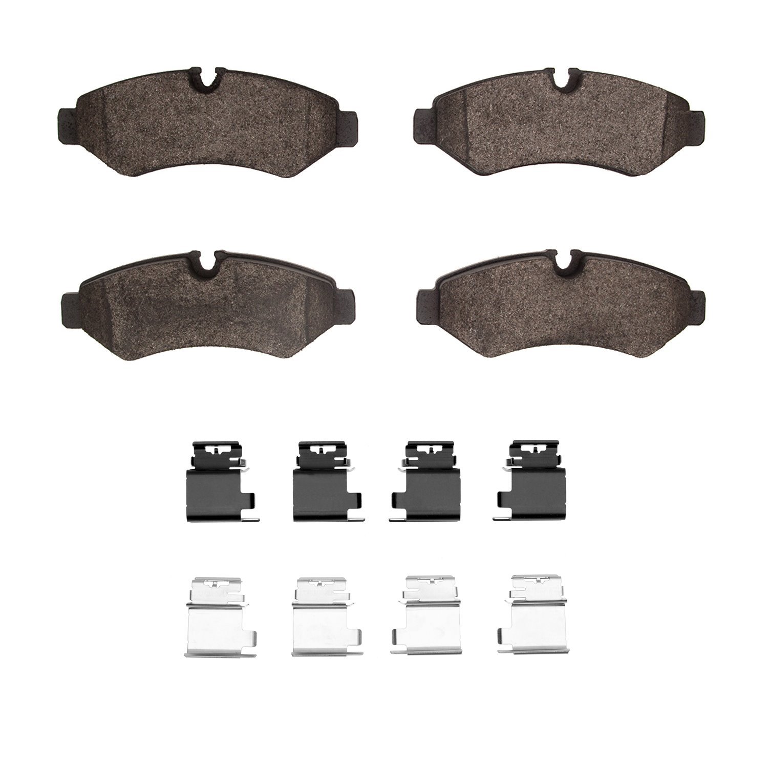 1214-2201-01 Heavy-Duty Brake Pads & Hardware Kit, Fits Select Multiple Makes/Models, Position: Rr,Rear