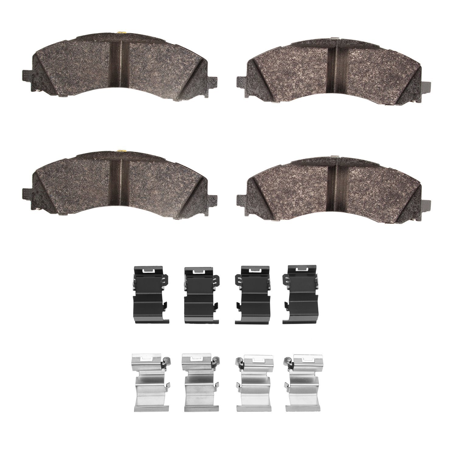 1214-2223-01 Heavy-Duty Brake Pads & Hardware Kit, Fits Select Mopar, Position: Front