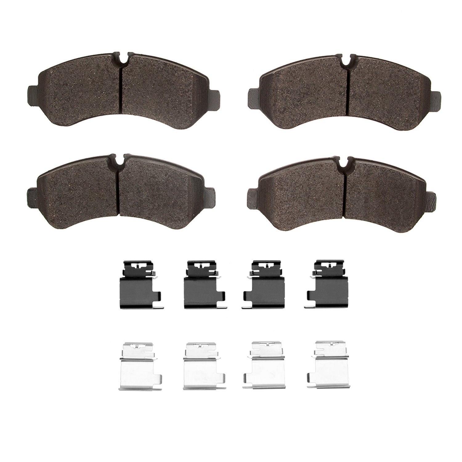 1214-2236-01 Heavy-Duty Brake Pads & Hardware Kit, Fits Select Multiple Makes/Models, Position: Rear,Rr