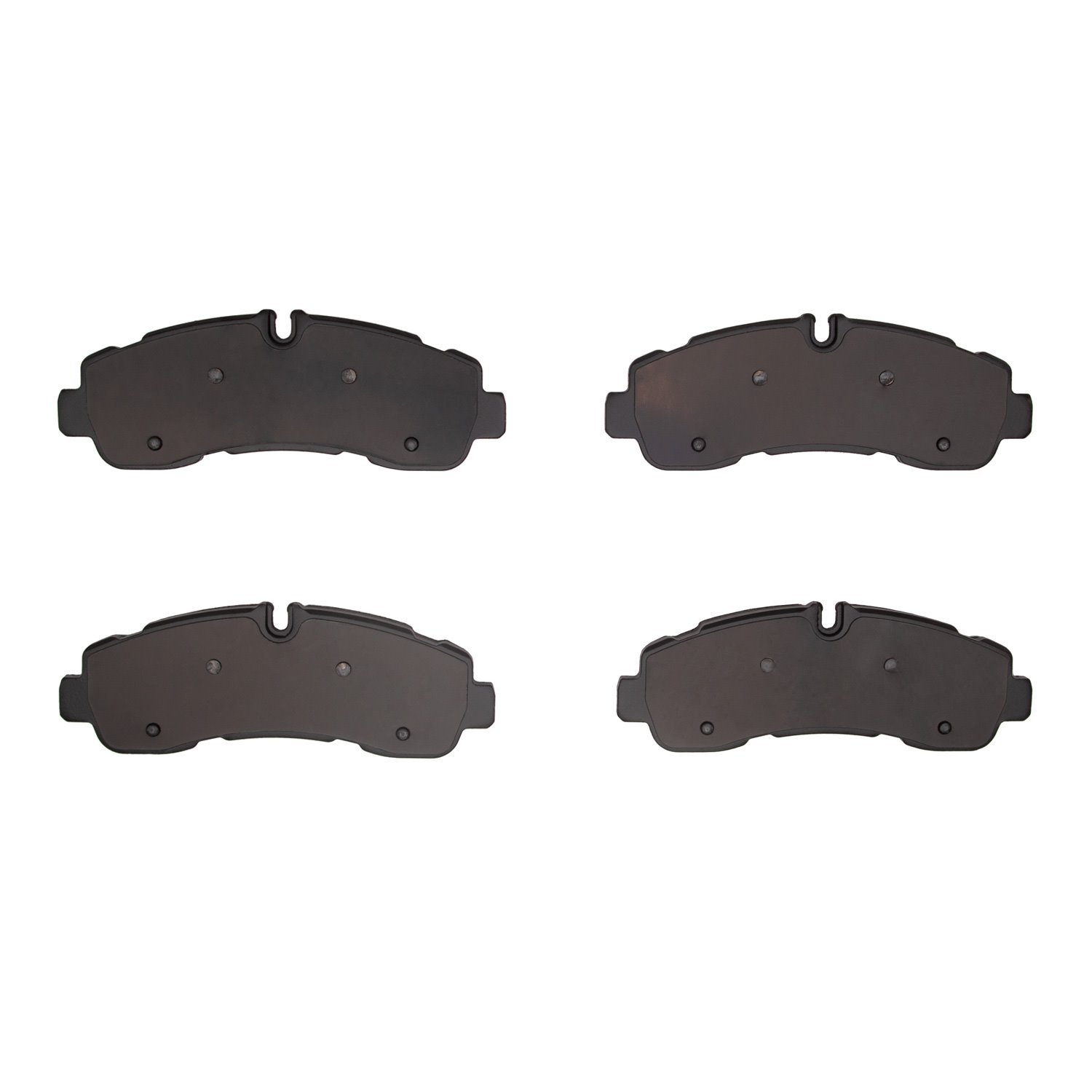 Heavy-Duty Semi-Metallic Brake Pads, Fits Select