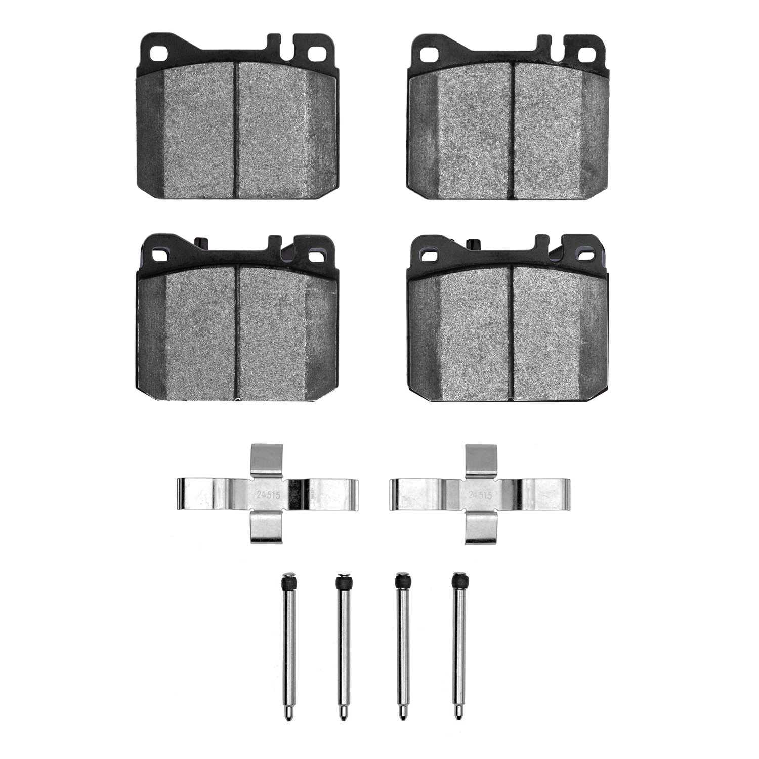 1310-0145-11 3000-Series Ceramic Brake Pads & Hardware Kit, 1979-1985 Mercedes-Benz, Position: Front