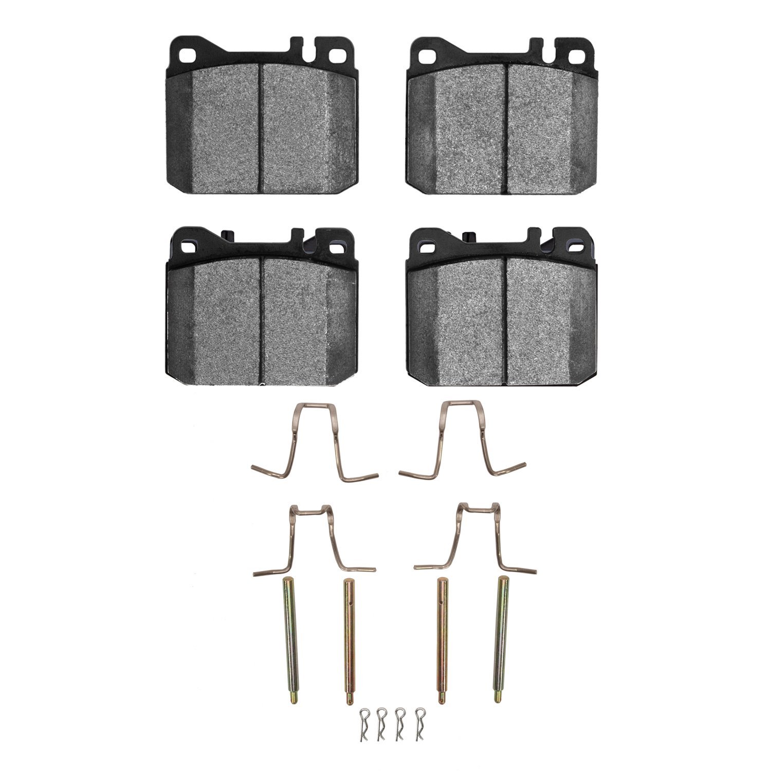 1310-0145-16 3000-Series Ceramic Brake Pads & Hardware Kit, 1980-1985 Mercedes-Benz, Position: Front