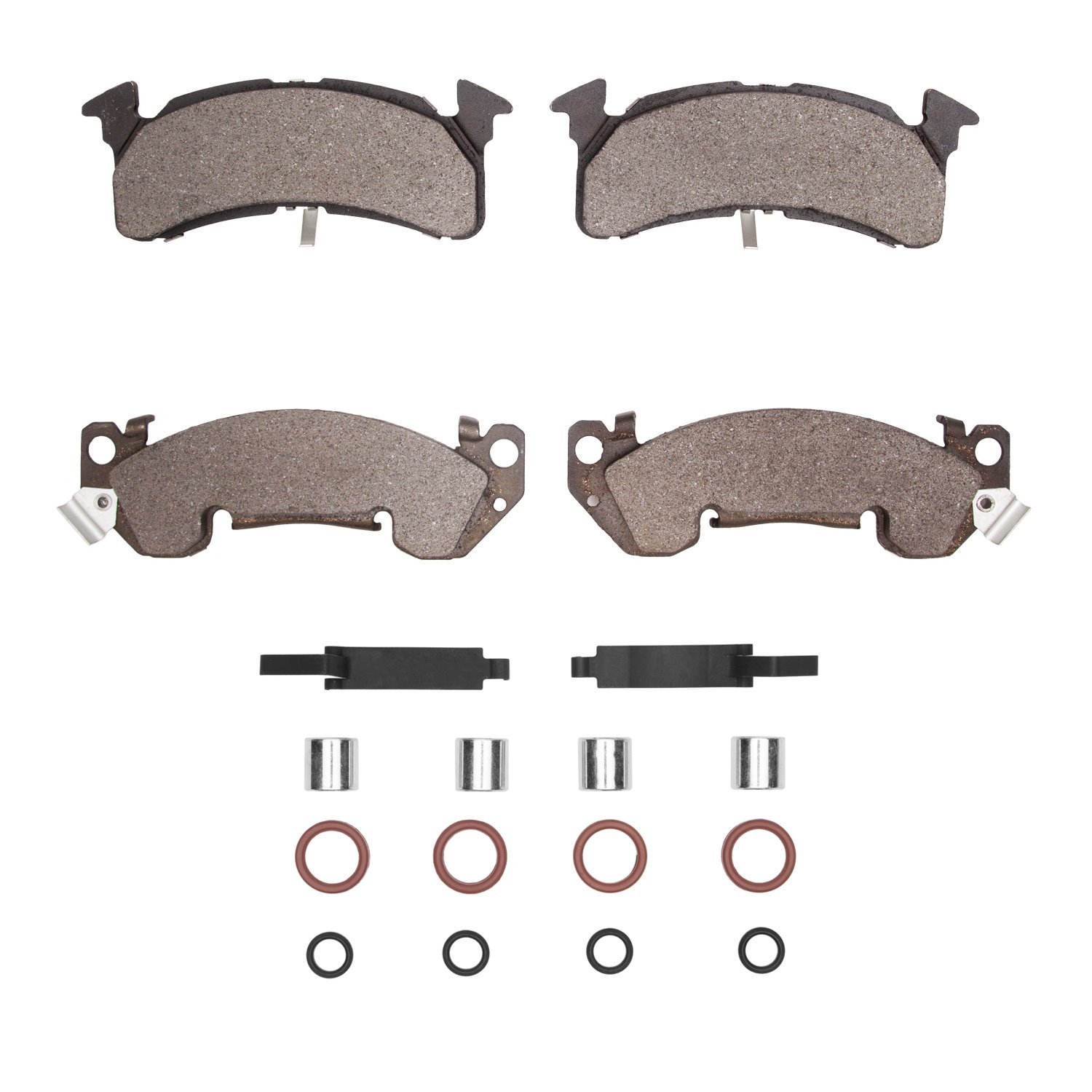 1310-0153-01 3000-Series Ceramic Brake Pads & Hardware Kit, 1978-1995 Multiple Makes/Models, Position: Front