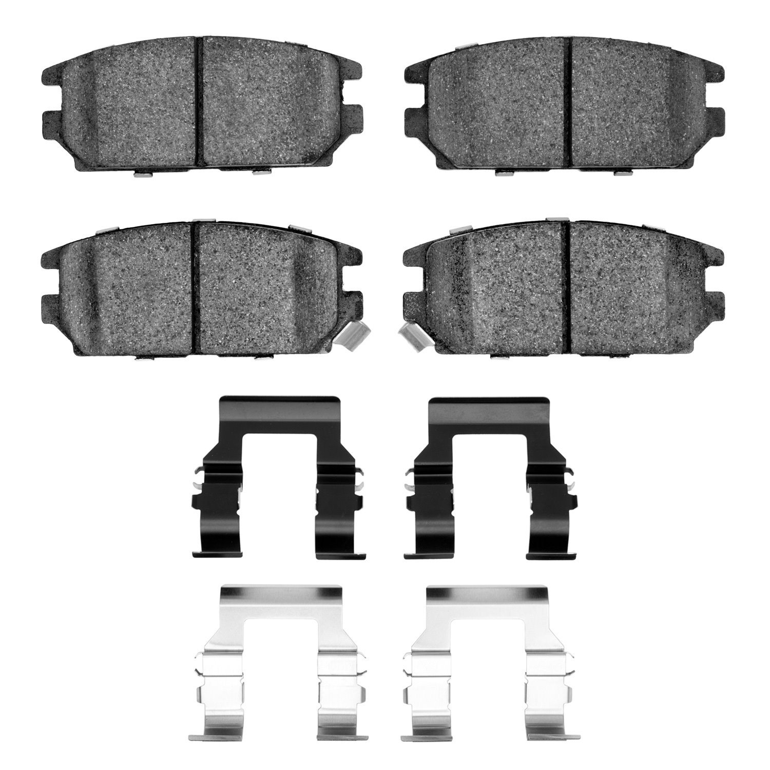 1310-0532-02 3000-Series Ceramic Brake Pads & Hardware Kit, 1991-2012 Multiple Makes/Models, Position: Rear