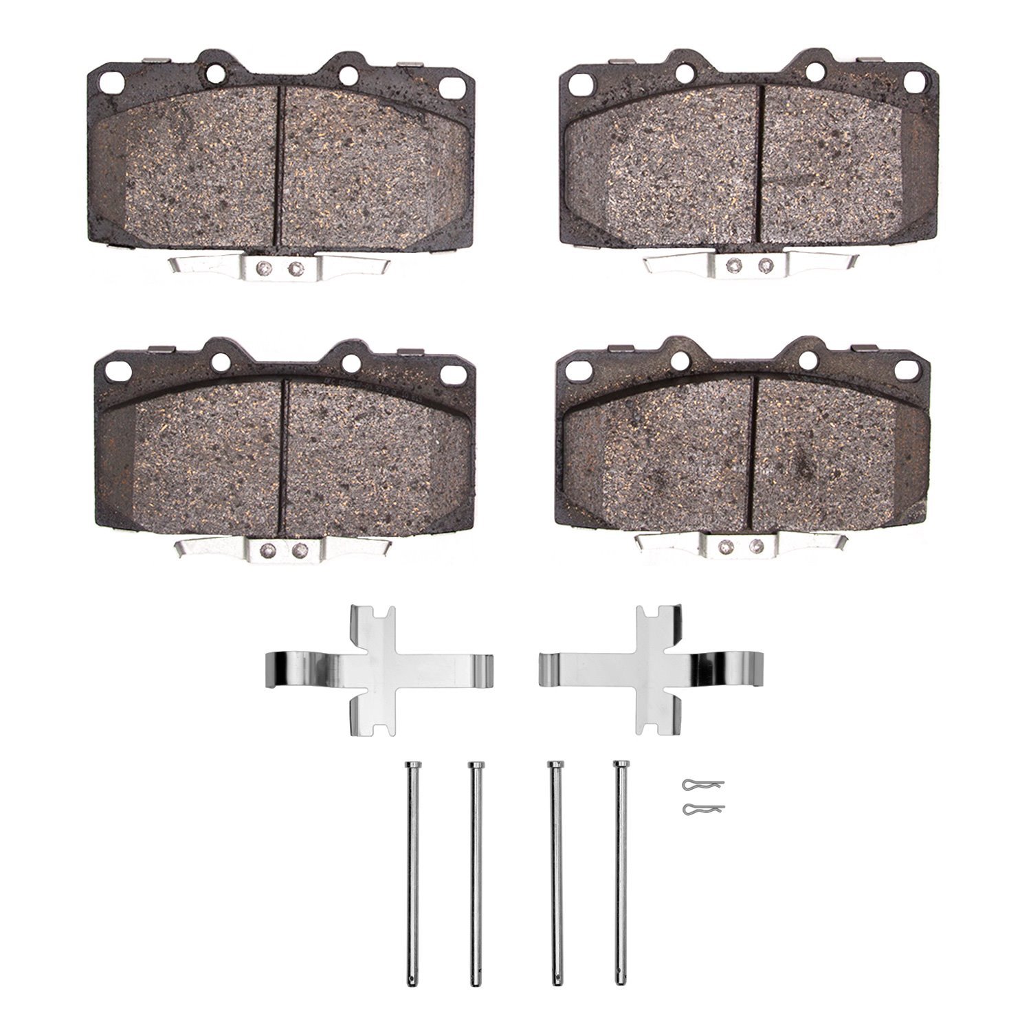 1310-0647-01 3000-Series Ceramic Brake Pads & Hardware Kit, 1989-1996 Infiniti/Nissan, Position: Front