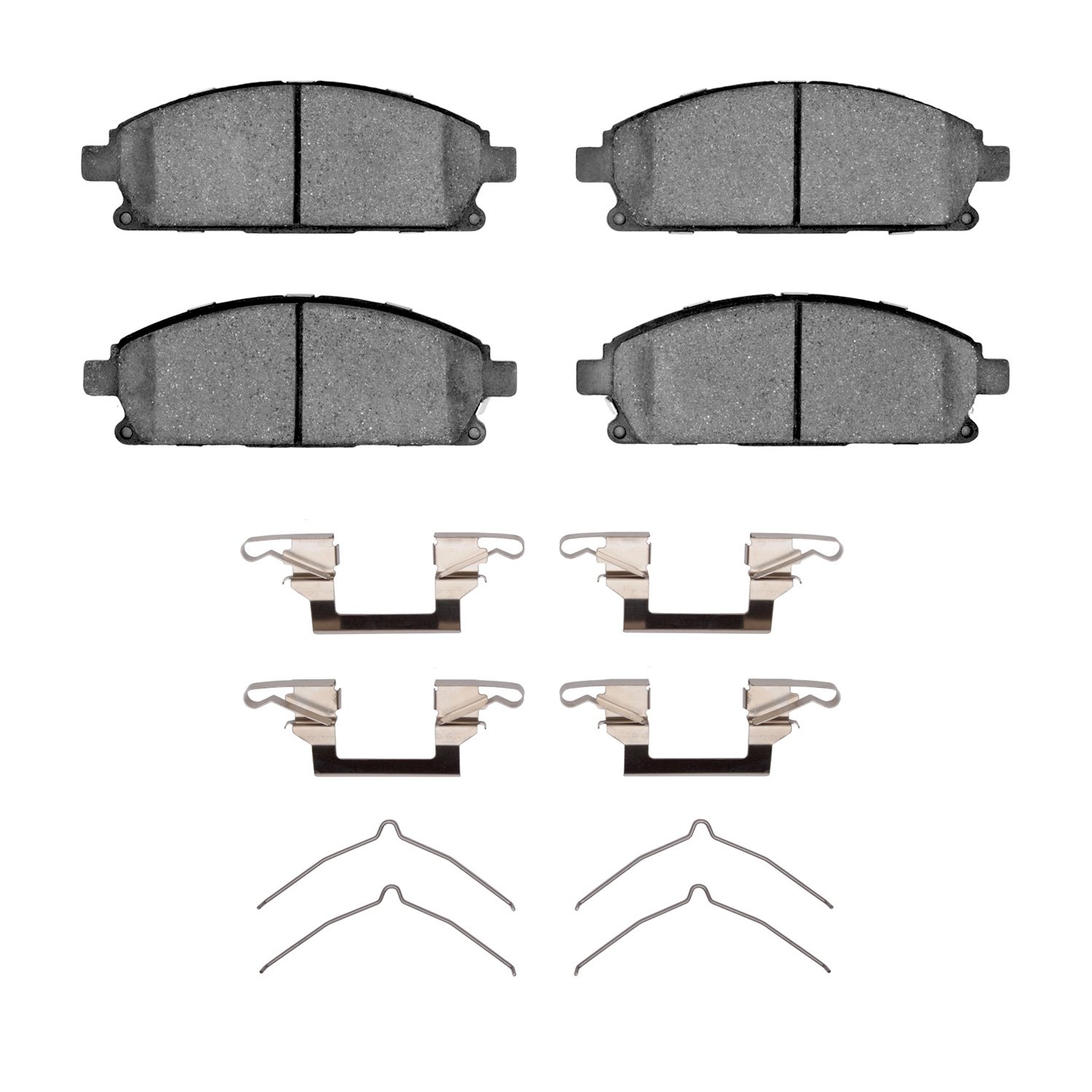 1310-0691-02 3000-Series Ceramic Brake Pads & Hardware Kit, 1996-2004 Infiniti/Nissan, Position: Front