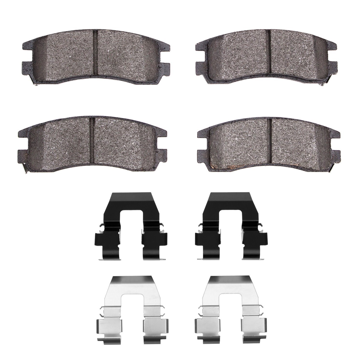 1310-0714-01 3000-Series Ceramic Brake Pads & Hardware Kit, 1991-2005 GM, Position: Rear