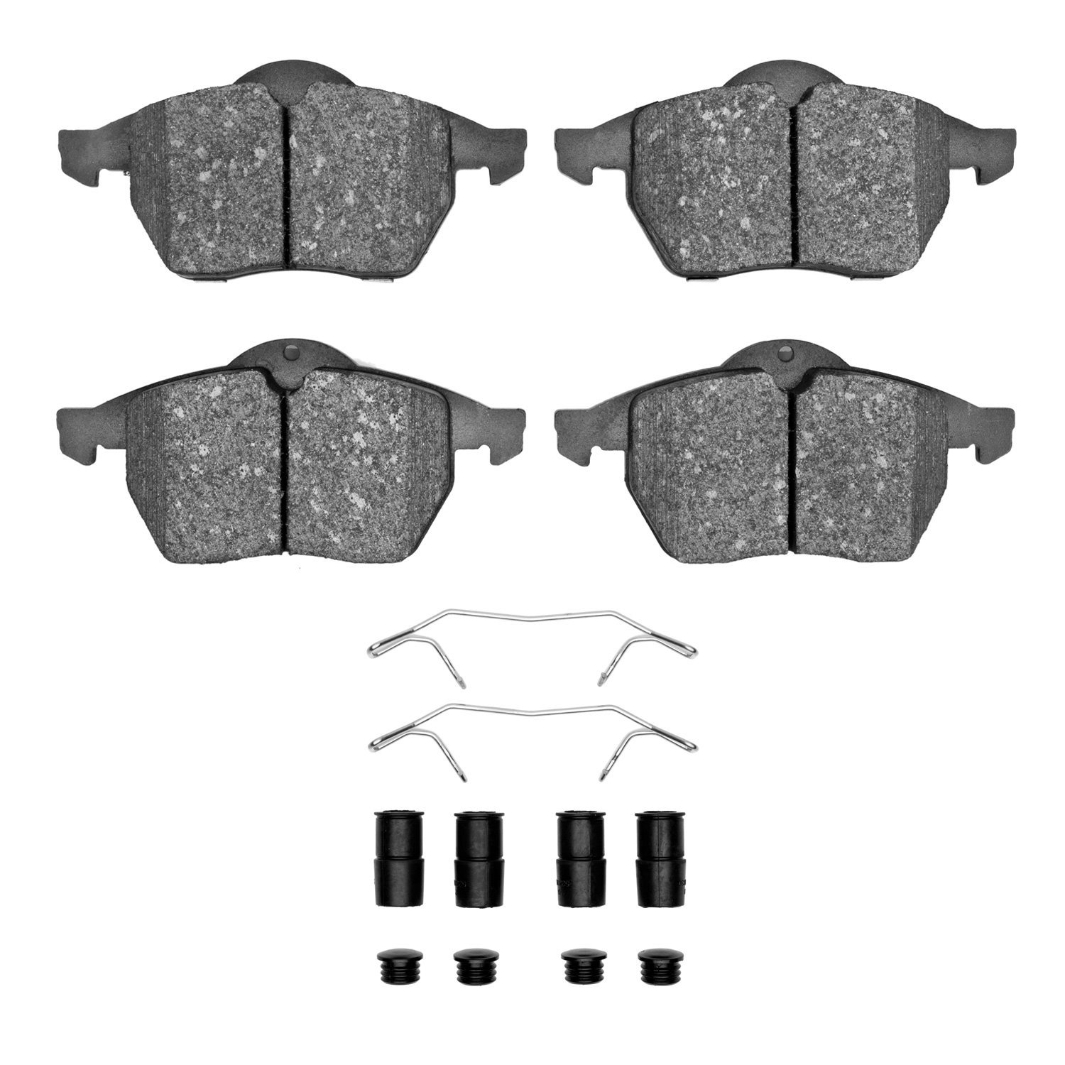 1310-0736-01 3000-Series Ceramic Brake Pads & Hardware Kit, 1996-1999 Audi/Volkswagen, Position: Front