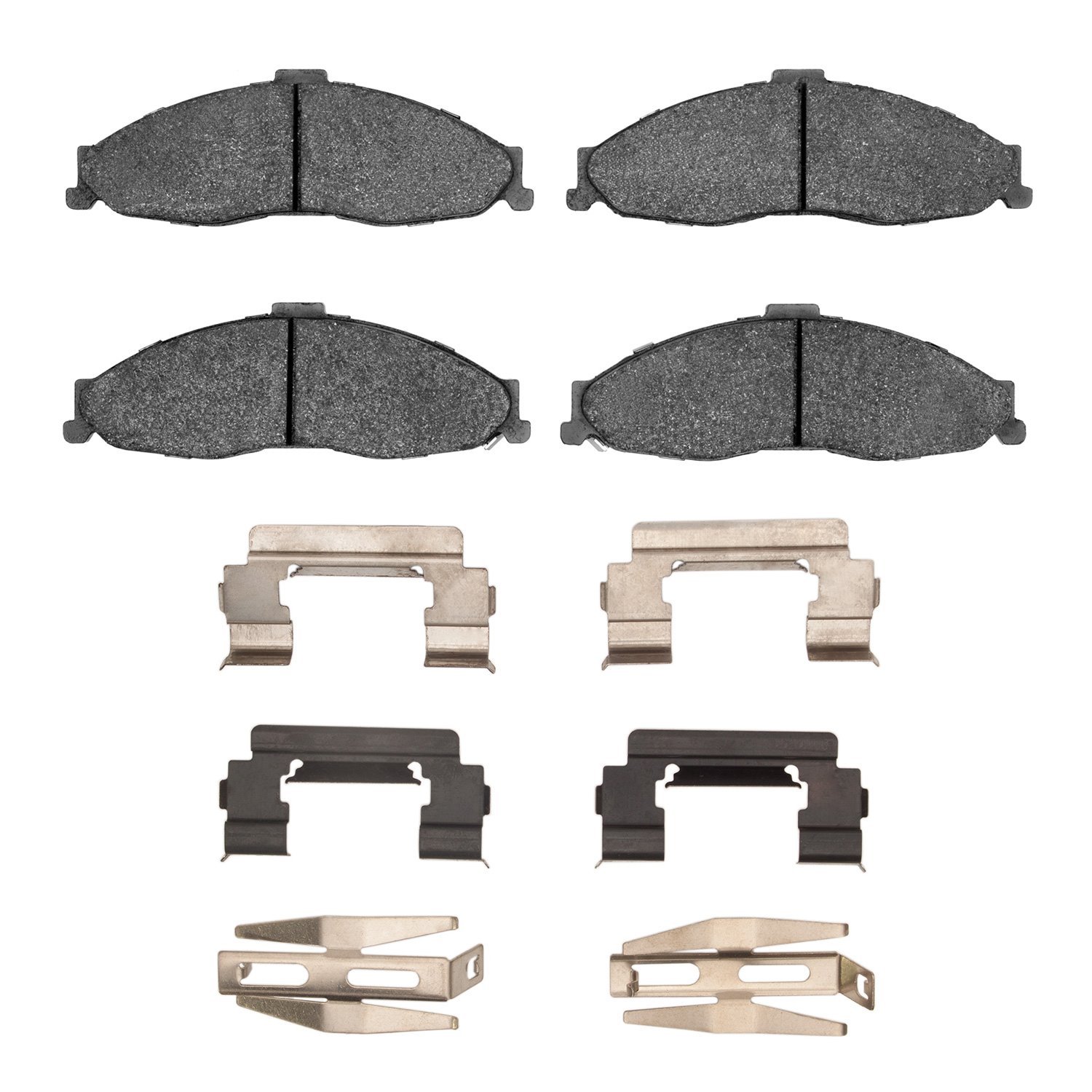 1310-0749-01 3000-Series Ceramic Brake Pads & Hardware Kit, 1998-2002 GM, Position: Front