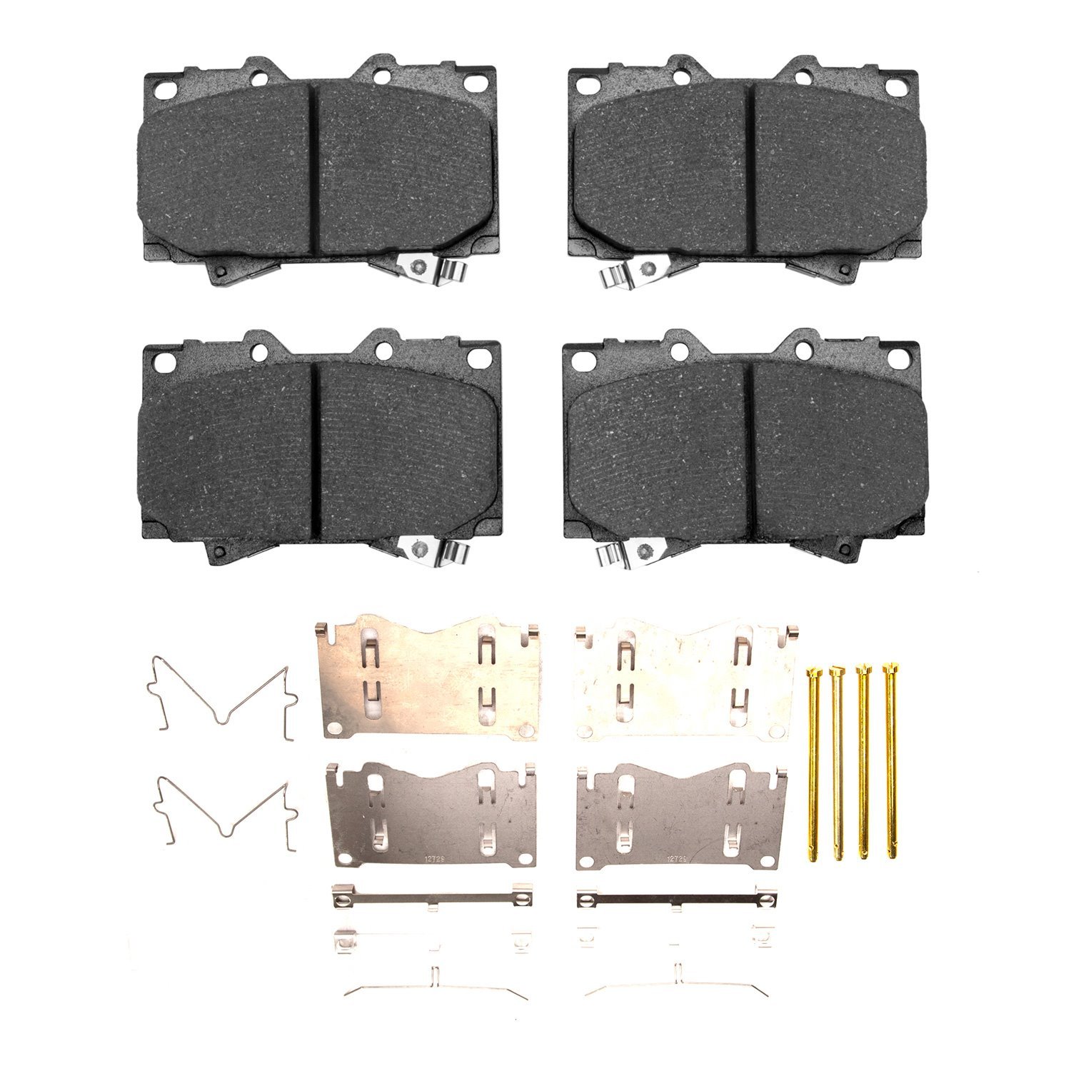 1310-0772-01 3000-Series Ceramic Brake Pads & Hardware Kit, 1998-2007 Lexus/Toyota/Scion, Position: Front