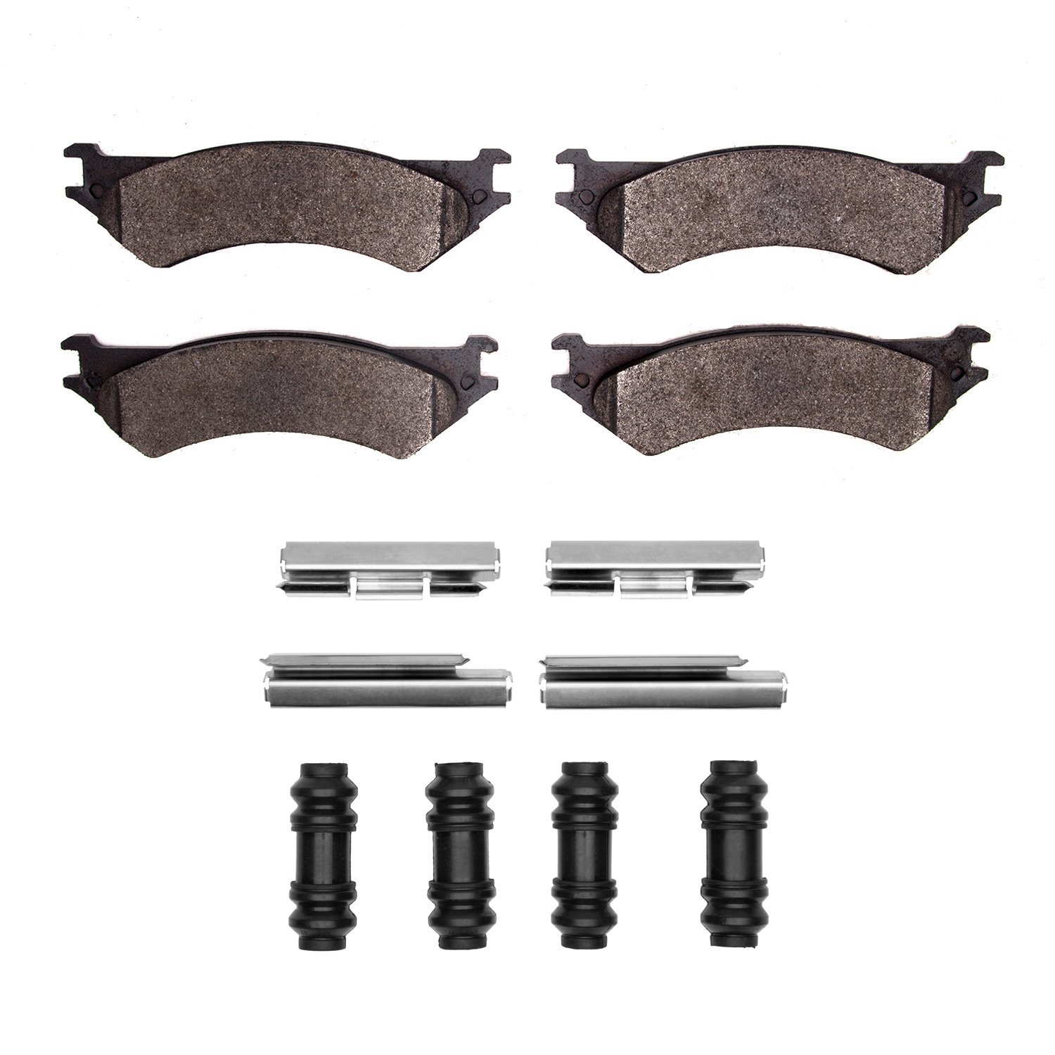 1310-0802-01 3000-Series Ceramic Brake Pads & Hardware Kit, 1999-2007 Ford/Lincoln/Mercury/Mazda, Position: Rear