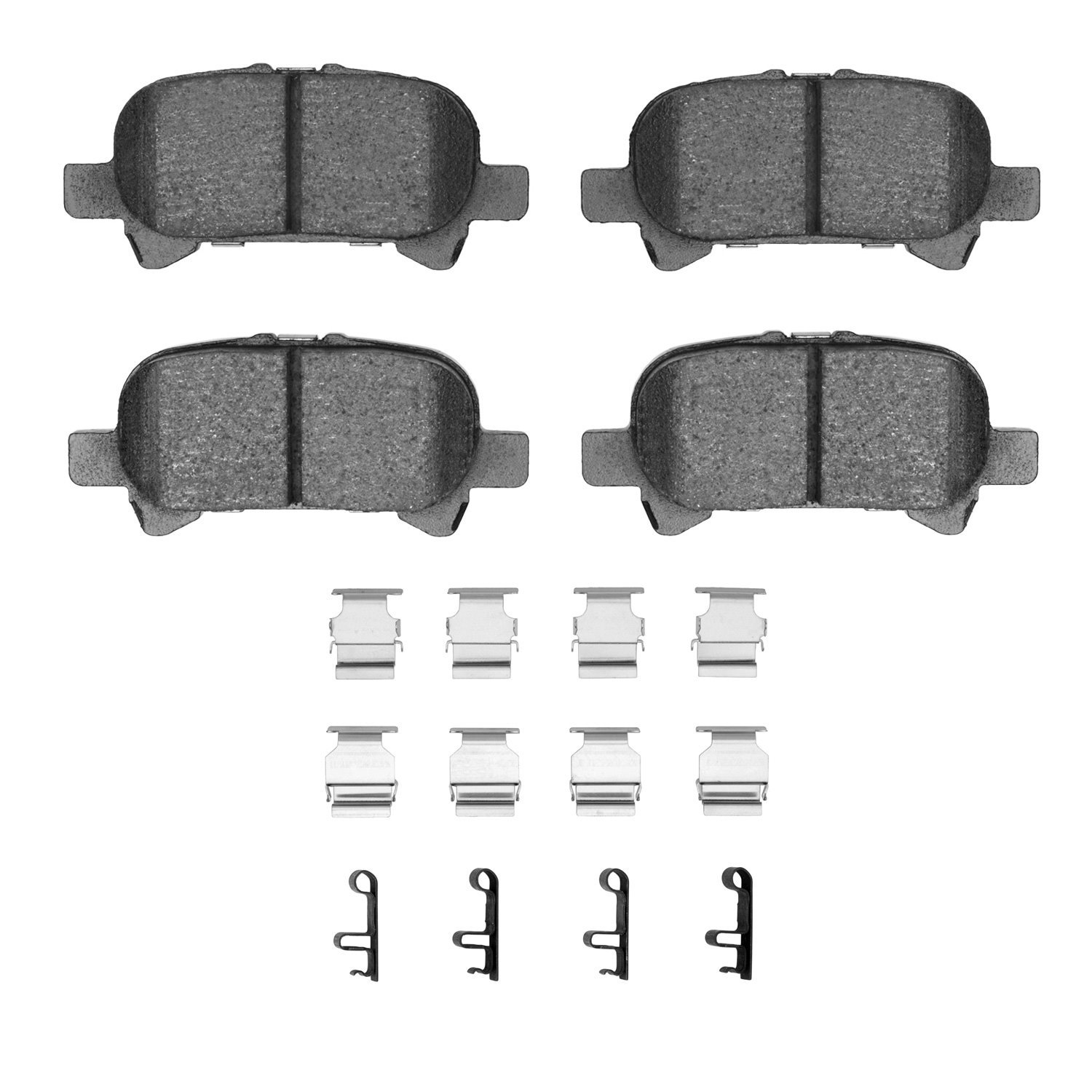 1310-0828-02 3000-Series Ceramic Brake Pads & Hardware Kit, 2000-2004 Lexus/Toyota/Scion, Position: Rear