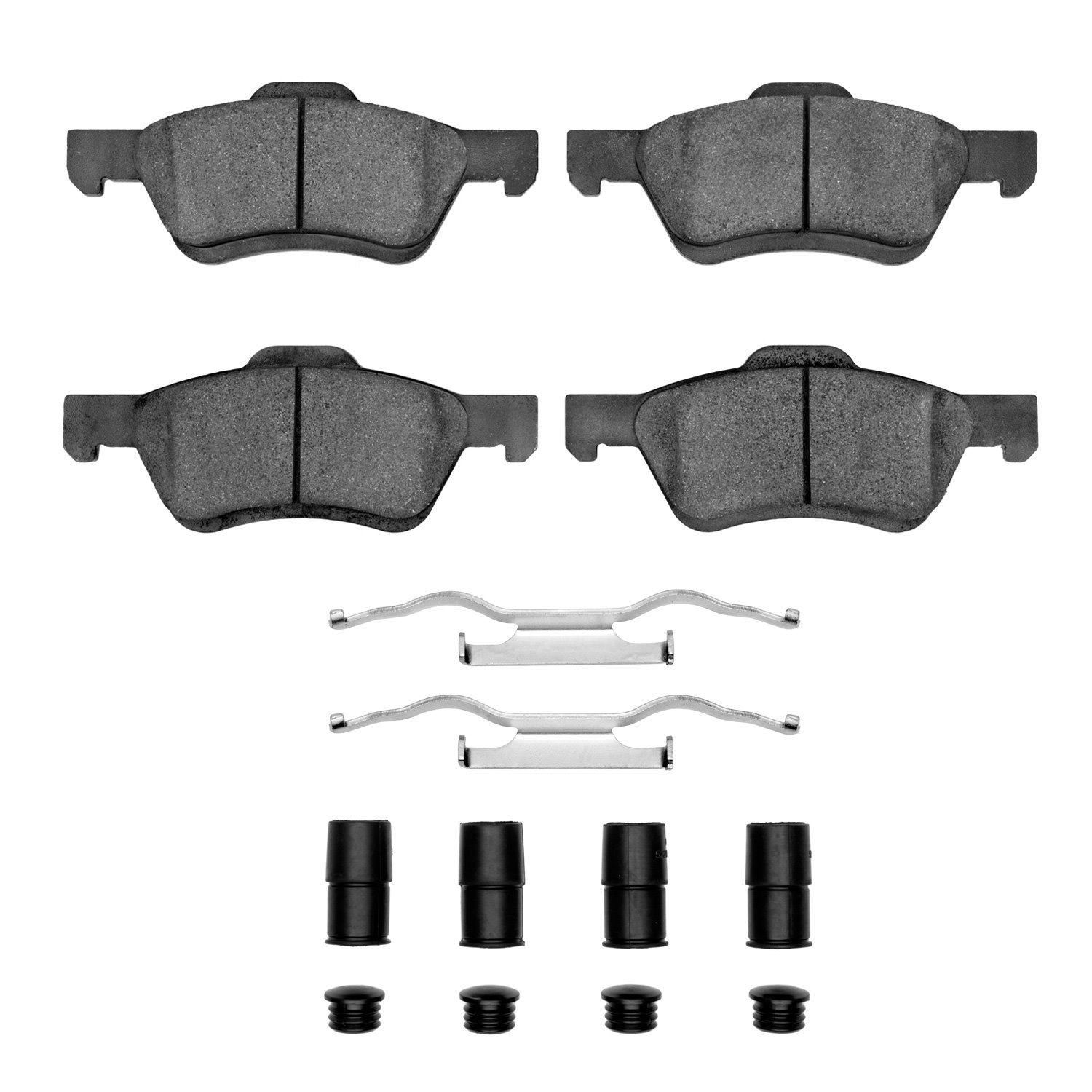 1310-1047-32 3000-Series Ceramic Brake Pads & Hardware Kit, 2009-2012 Ford/Lincoln/Mercury/Mazda, Position: Front