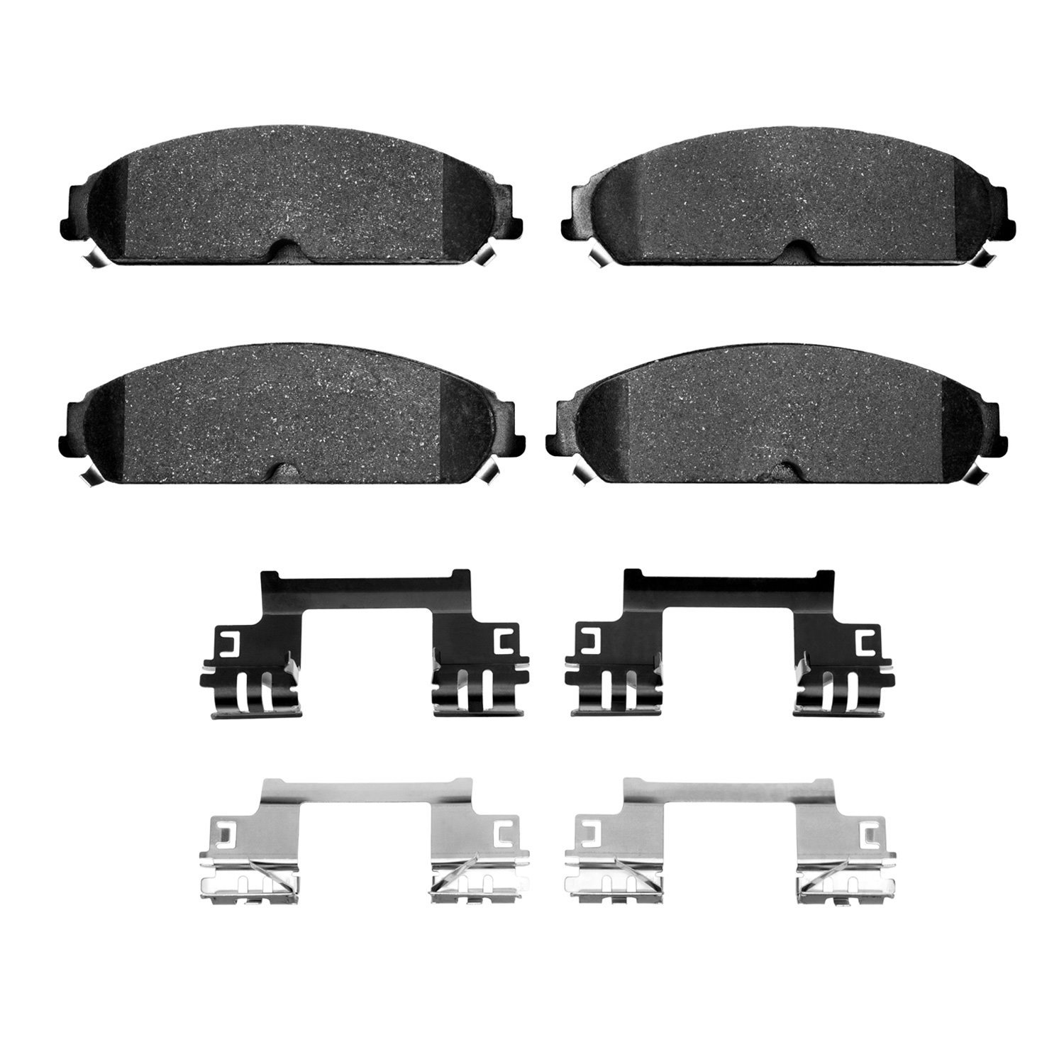 1310-1058-02 3000-Series Ceramic Brake Pads & Hardware Kit, Fits Select Mopar, Position: Front