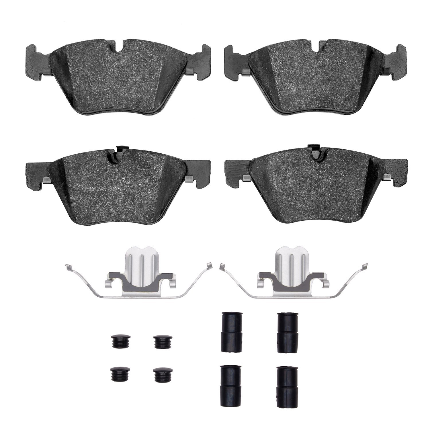 1310-1061-01 3000-Series Ceramic Brake Pads & Hardware Kit, Fits Select BMW, Position: Front