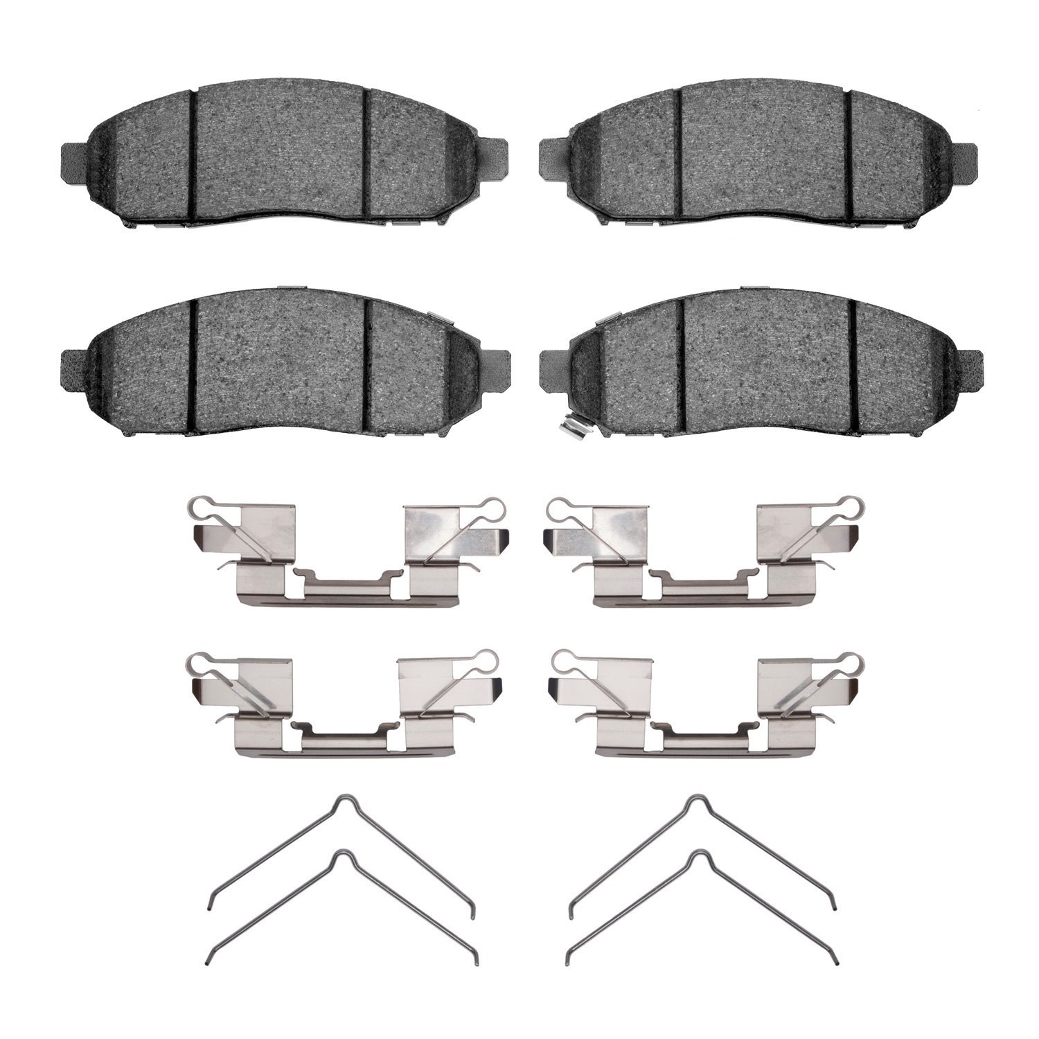 1310-1094-01 3000-Series Ceramic Brake Pads & Hardware Kit, Fits Select Multiple Makes/Models, Position: Front