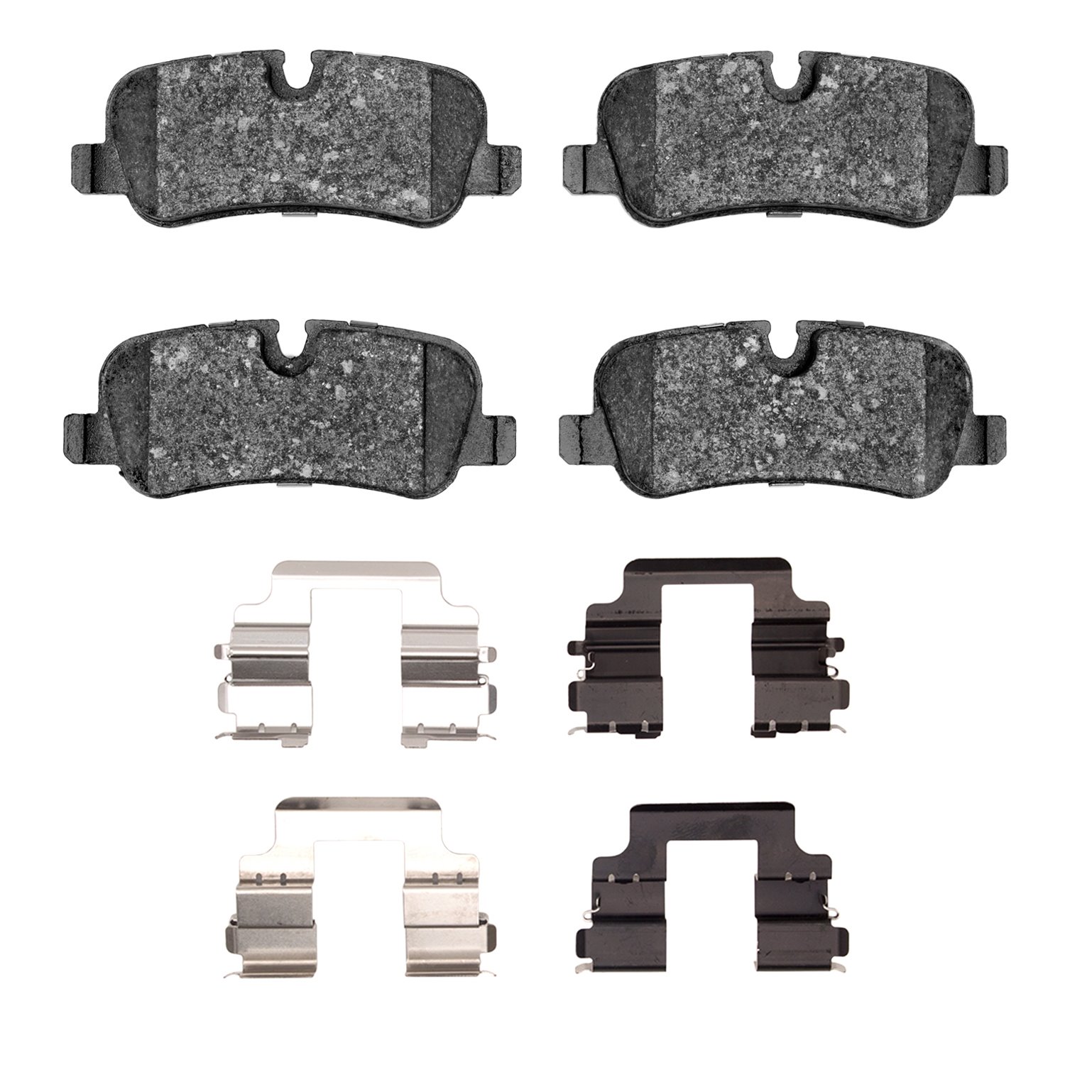 1310-1099-01 3000-Series Ceramic Brake Pads & Hardware Kit, 2010-2013 Land Rover, Position: Rear