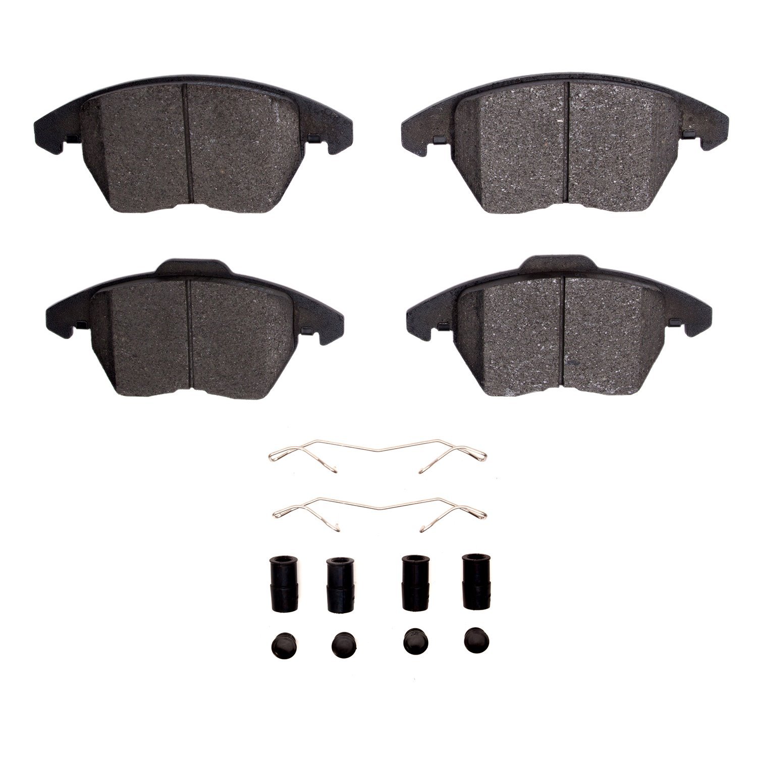 1310-1107-11 3000-Series Ceramic Brake Pads & Hardware Kit, 2011-2015 Peugeot, Position: Front