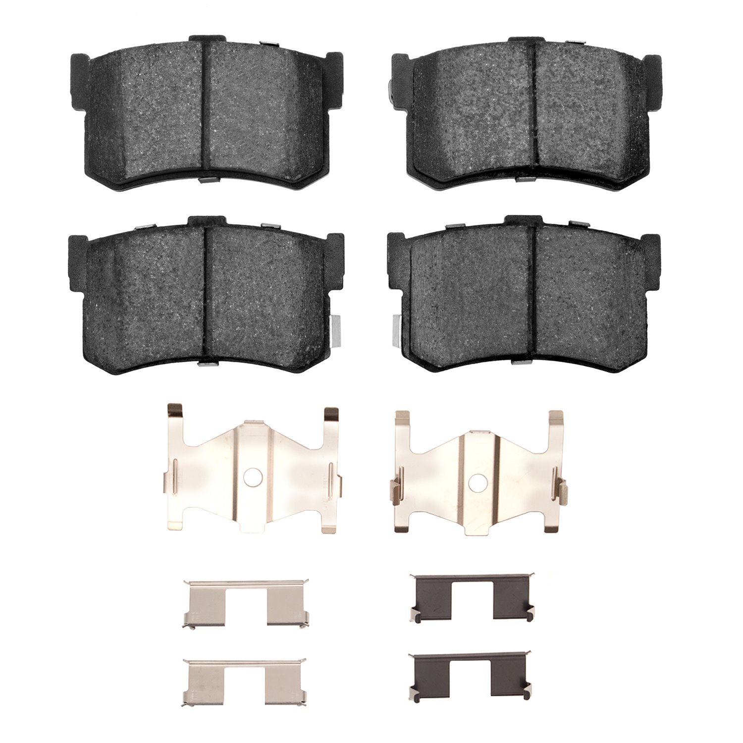 1310-1262-01 3000-Series Ceramic Brake Pads & Hardware Kit, 1994-1998 Kia/Hyundai/Genesis, Position: Rear