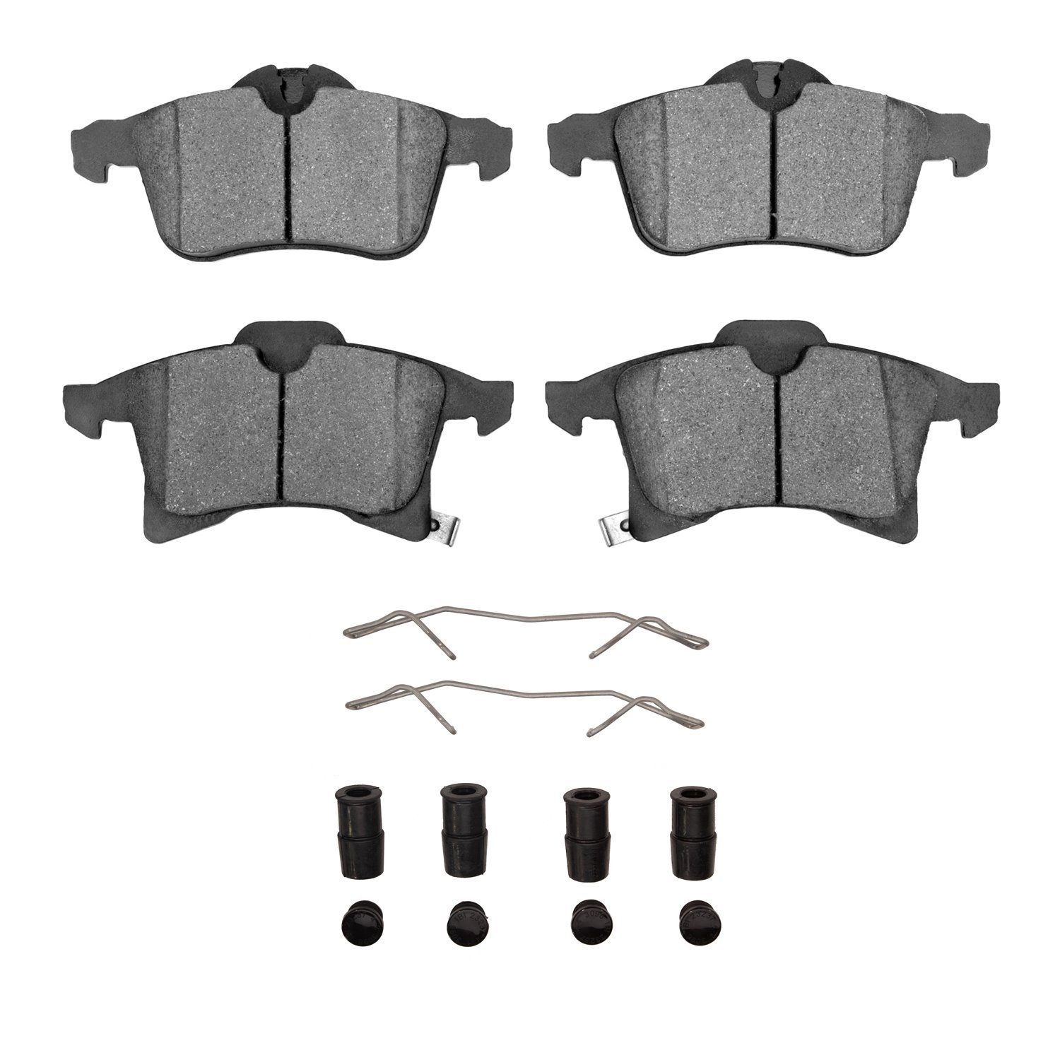1310-1361-01 3000-Series Ceramic Brake Pads & Hardware Kit, 2004-2008 GM, Position: Front