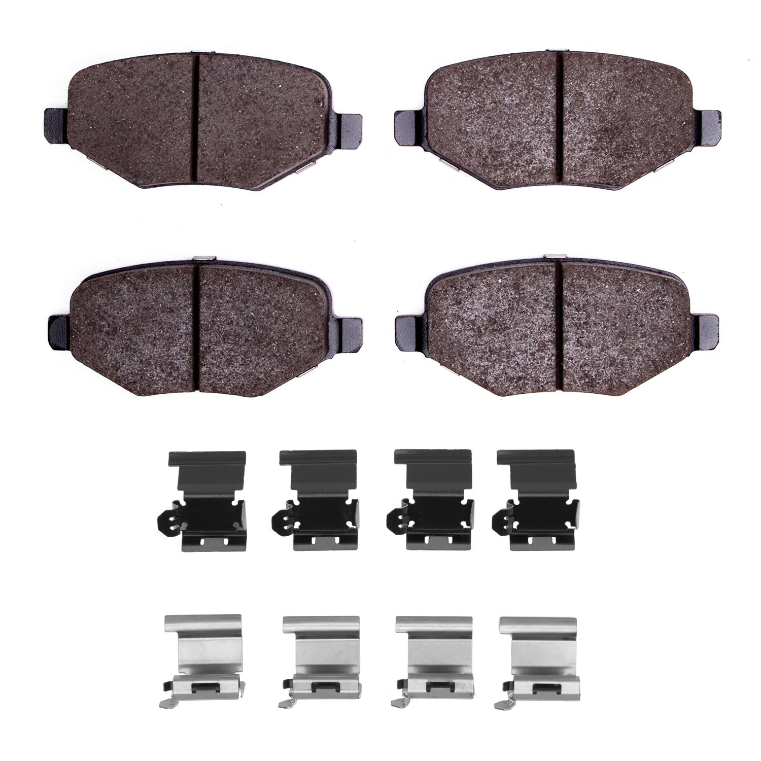 1310-1377-02 3000-Series Ceramic Brake Pads & Hardware Kit, 2013-2016 Ford/Lincoln/Mercury/Mazda, Position: Rear