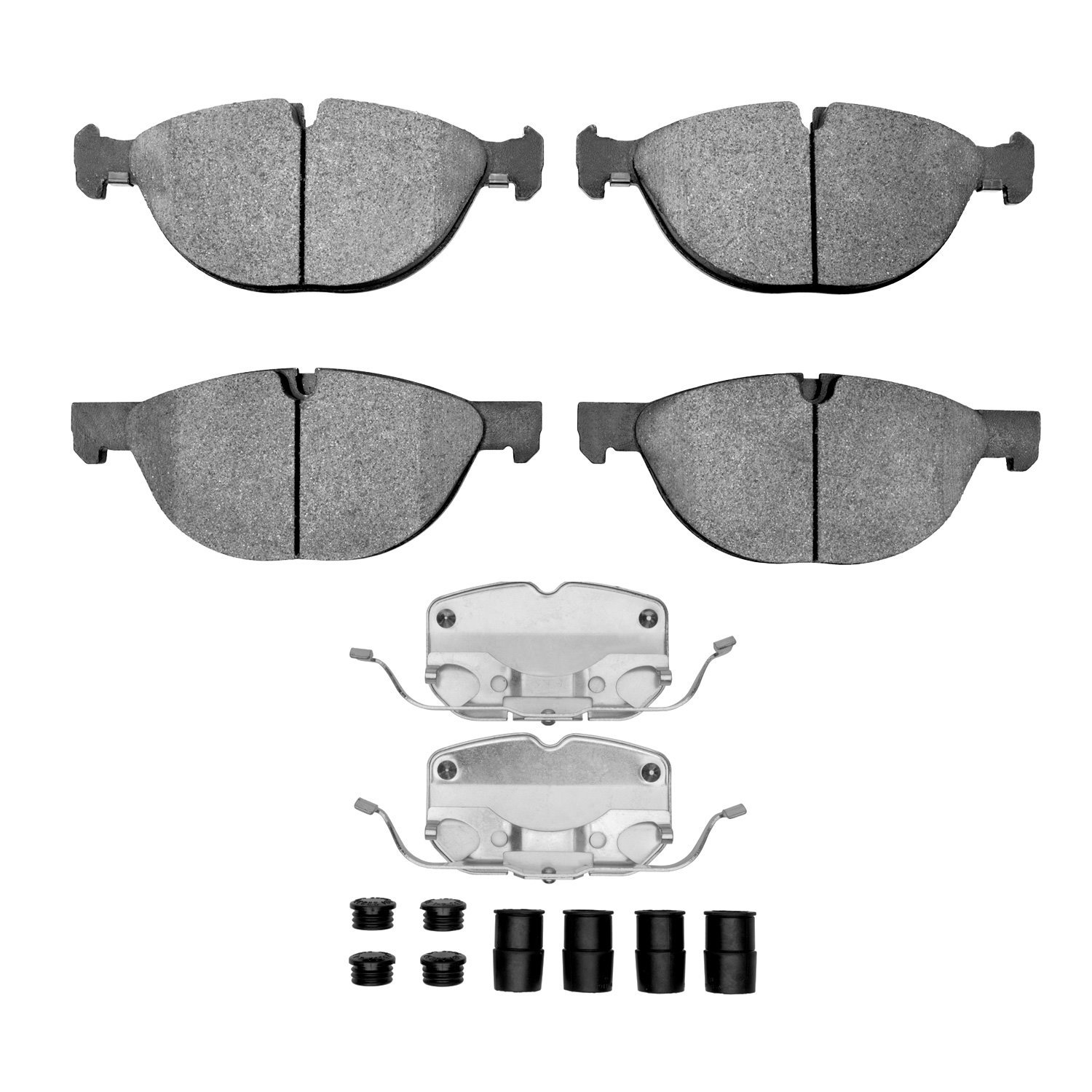 1310-1381-01 3000-Series Ceramic Brake Pads & Hardware Kit, 2008-2019 BMW, Position: Front