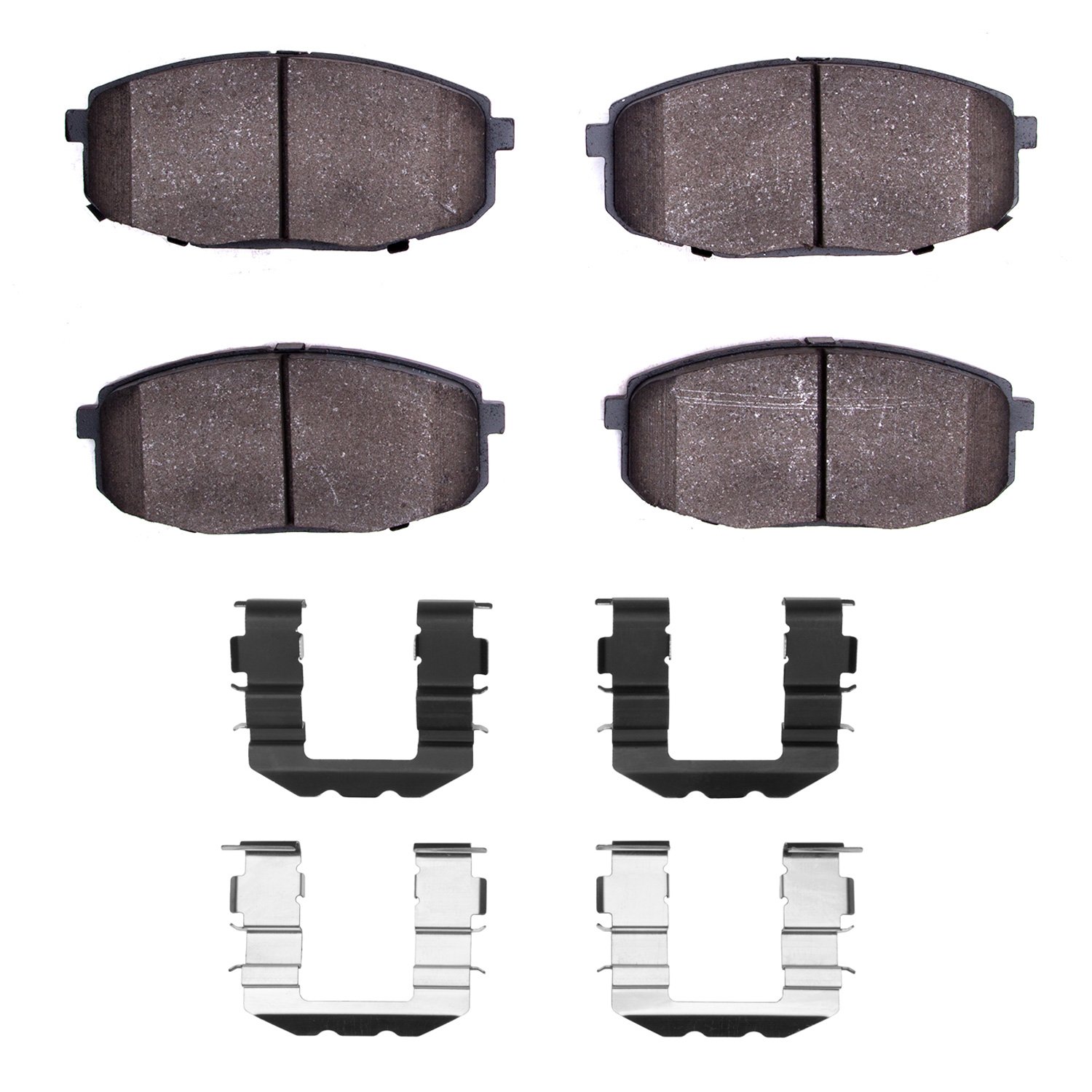1310-1397-01 3000-Series Ceramic Brake Pads & Hardware Kit, 2009-2013 Kia/Hyundai/Genesis, Position: Front