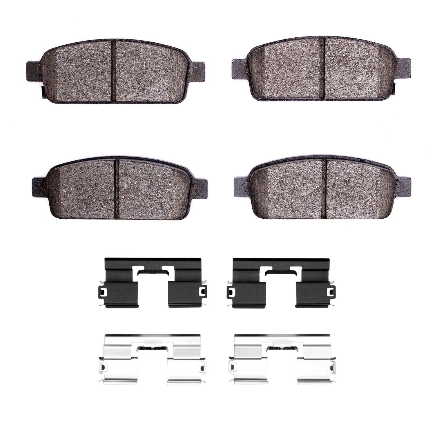 1310-1468-01 3000-Series Ceramic Brake Pads & Hardware Kit, 2011-2019 GM, Position: Rear