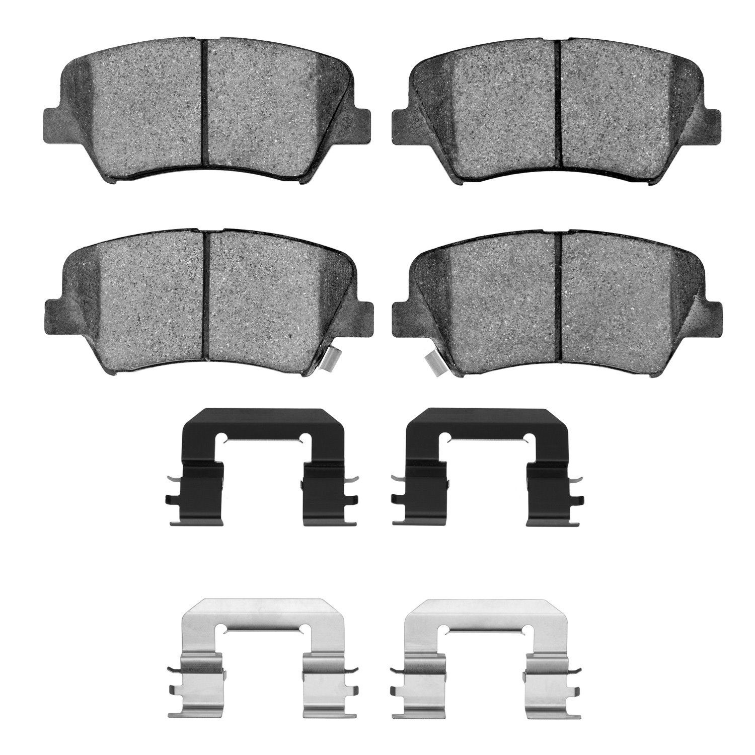 1310-1543-02 3000-Series Ceramic Brake Pads & Hardware Kit, 2012-2016 Kia/Hyundai/Genesis, Position: Front