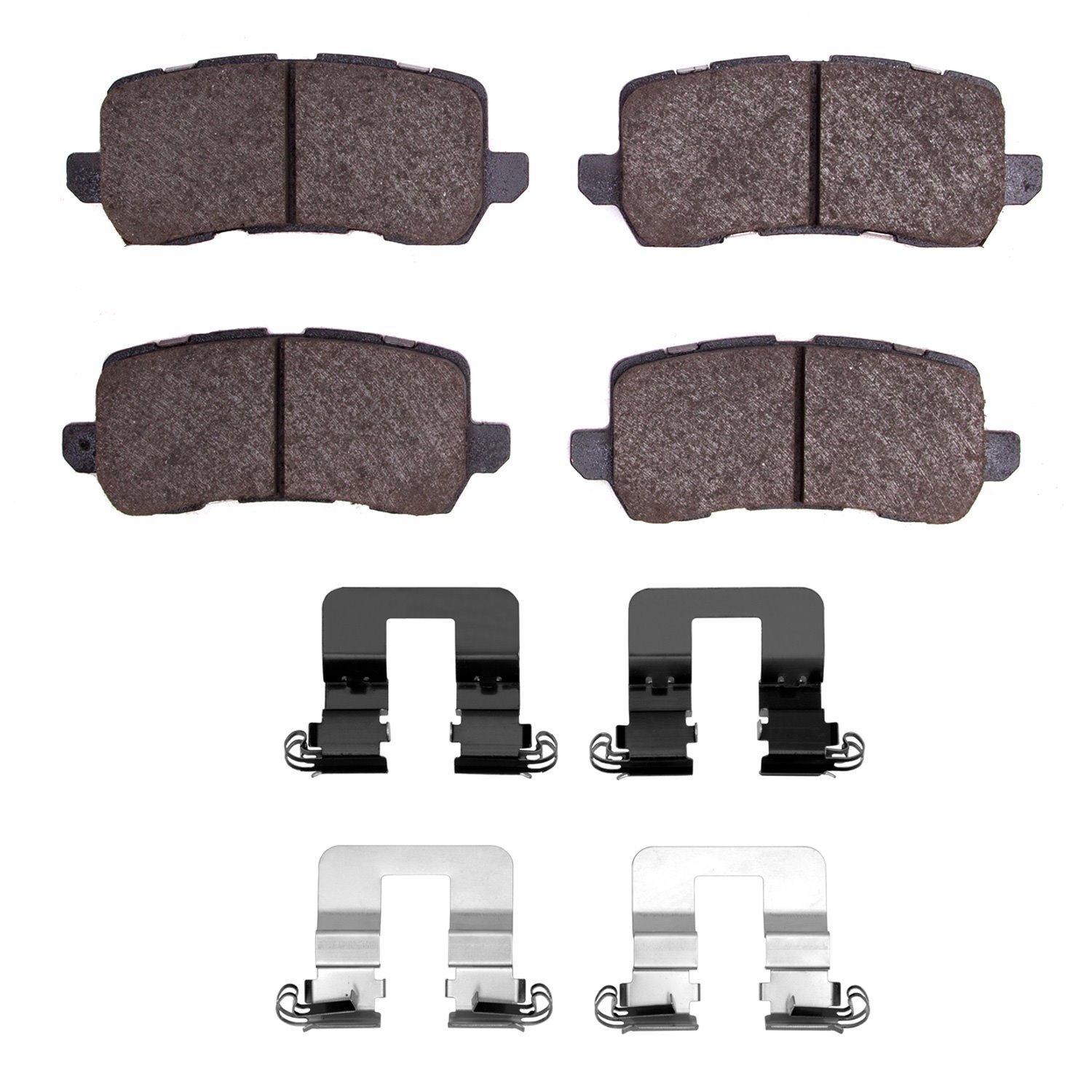 1310-1698-01 3000-Series Ceramic Brake Pads & Hardware Kit, 2014-2020 Acura/Honda, Position: Rear