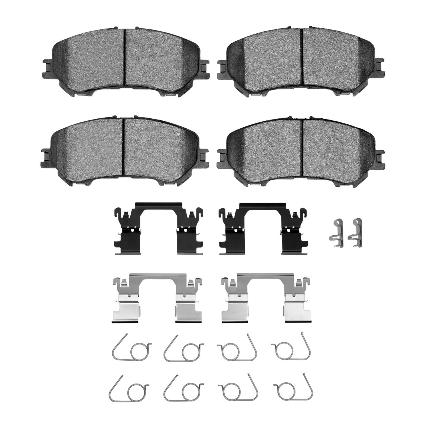1310-1737-01 3000-Series Ceramic Brake Pads & Hardware Kit, Fits Select Multiple Makes/Models, Position: Front