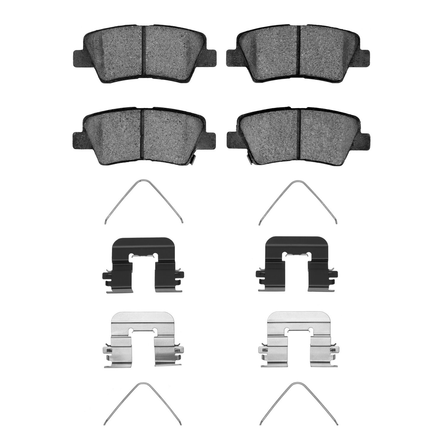 1310-1813-01 3000-Series Ceramic Brake Pads & Hardware Kit, Fits Select Kia/Hyundai/Genesis, Position: Rear