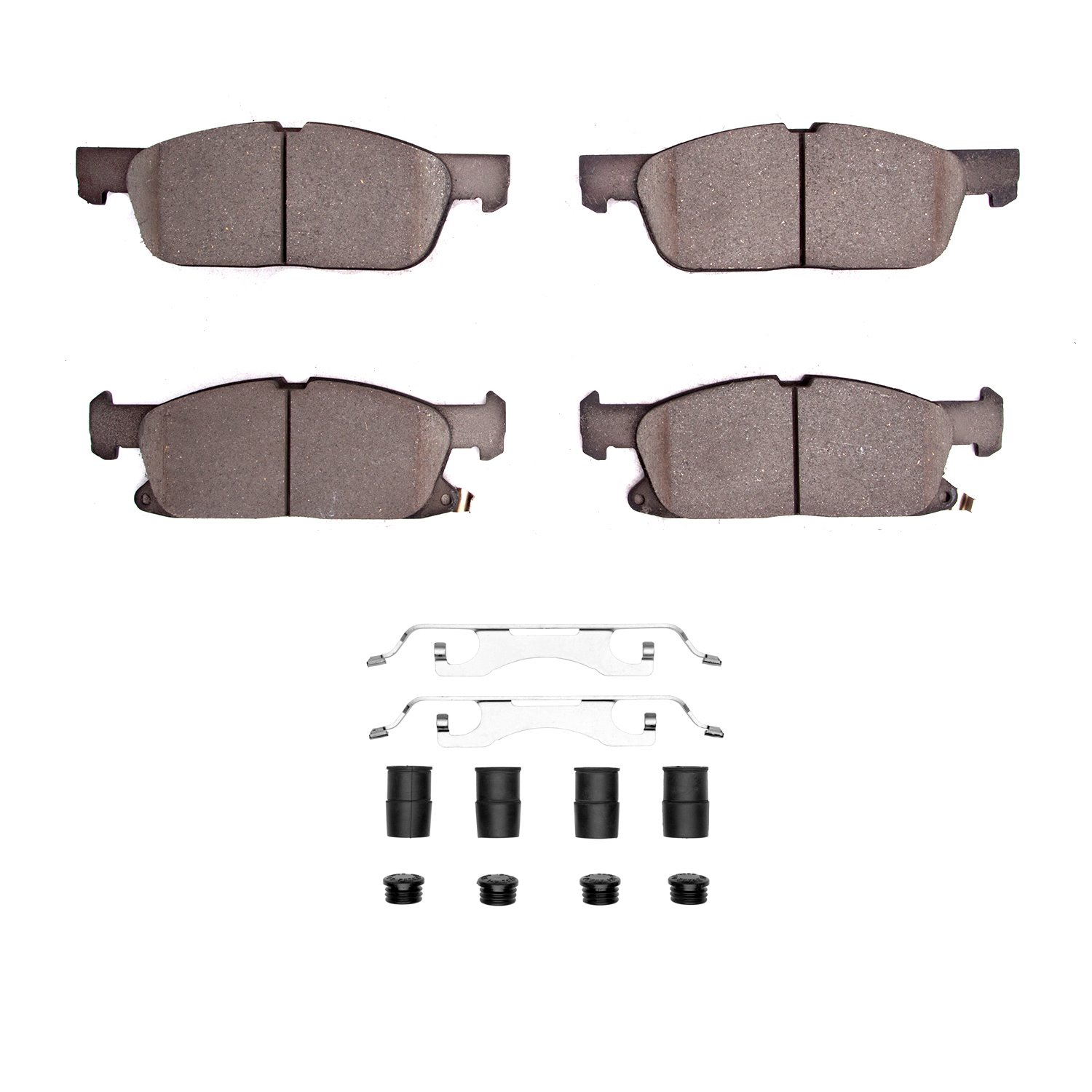 1310-1818-11 3000-Series Ceramic Brake Pads & Hardware Kit, 2017-2020 Ford/Lincoln/Mercury/Mazda, Position: Front