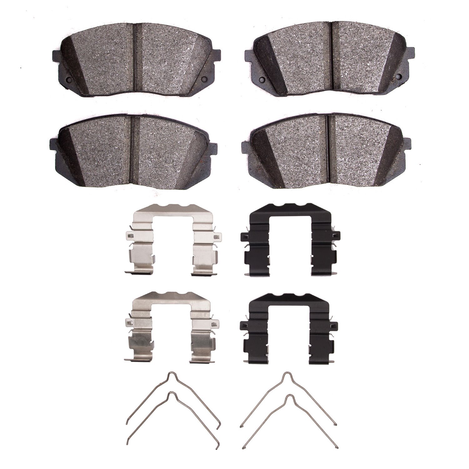 1310-1826-01 3000-Series Ceramic Brake Pads & Hardware Kit, Fits Select Kia/Hyundai/Genesis, Position: Front
