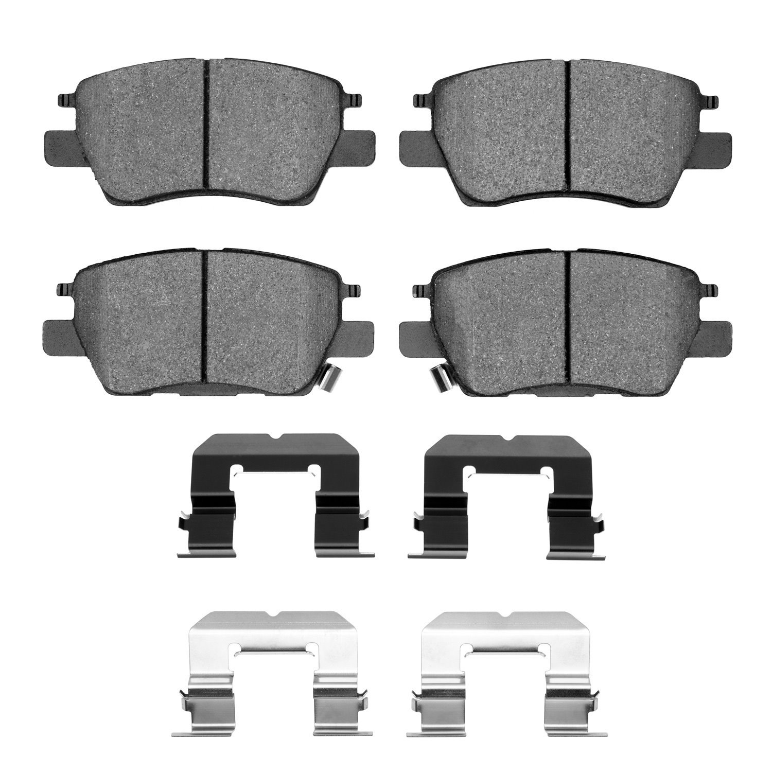 1310-1844-01 3000-Series Ceramic Brake Pads & Hardware Kit, Fits Select GM, Position: Front