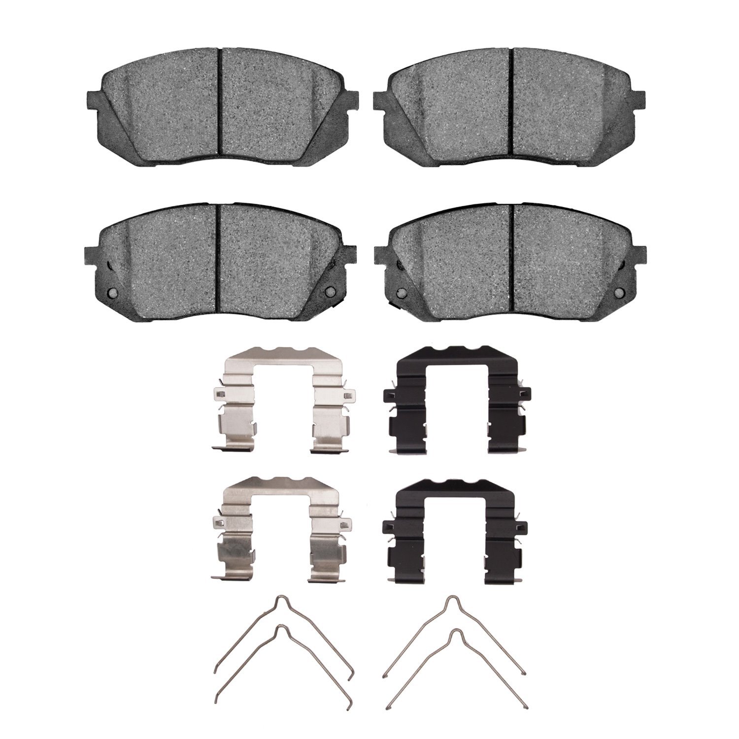 1310-1855-02 3000-Series Ceramic Brake Pads & Hardware Kit, Fits Select Kia/Hyundai/Genesis, Position: Front