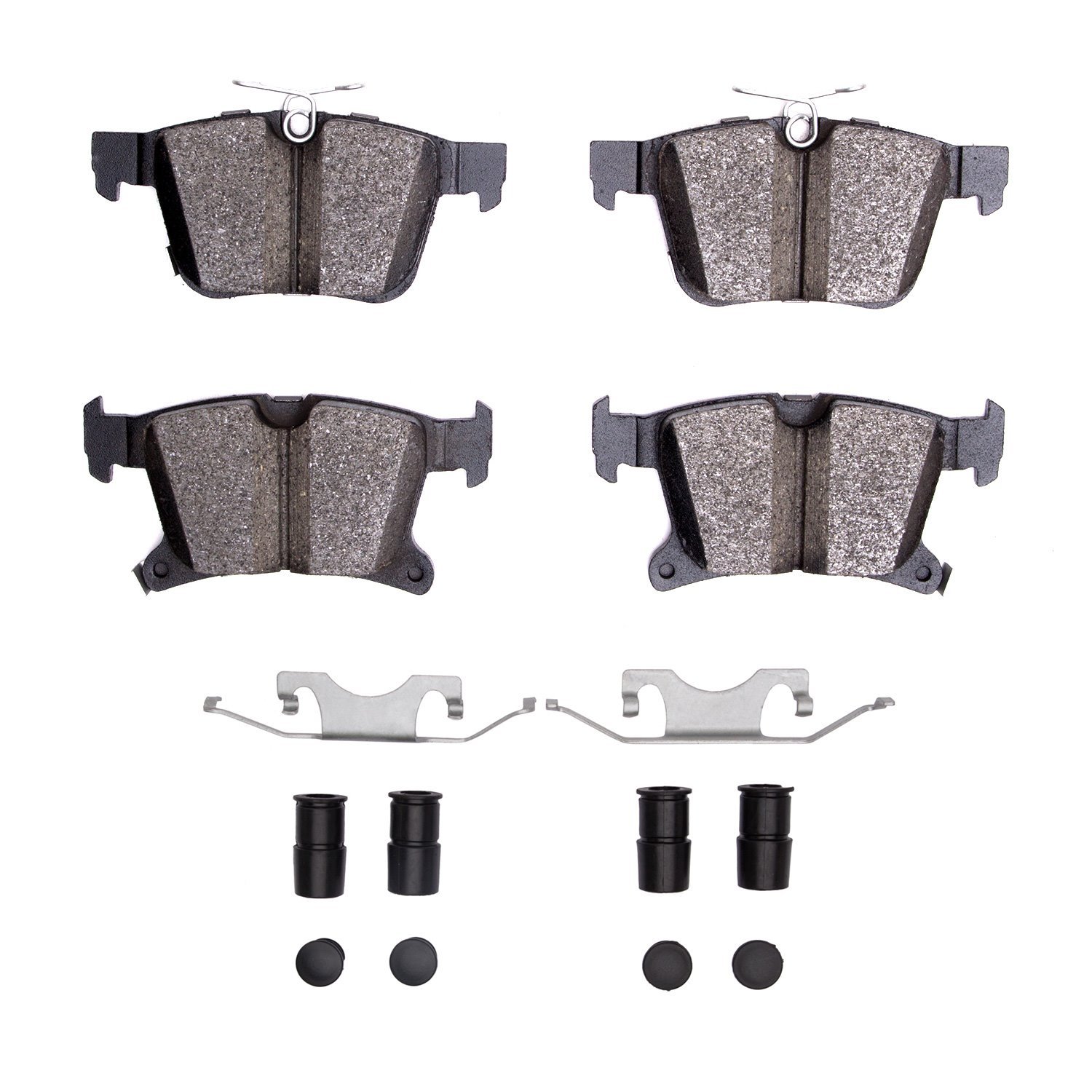 1310-1901-01 3000-Series Ceramic Brake Pads & Hardware Kit, Fits Select Mopar, Position: Rear