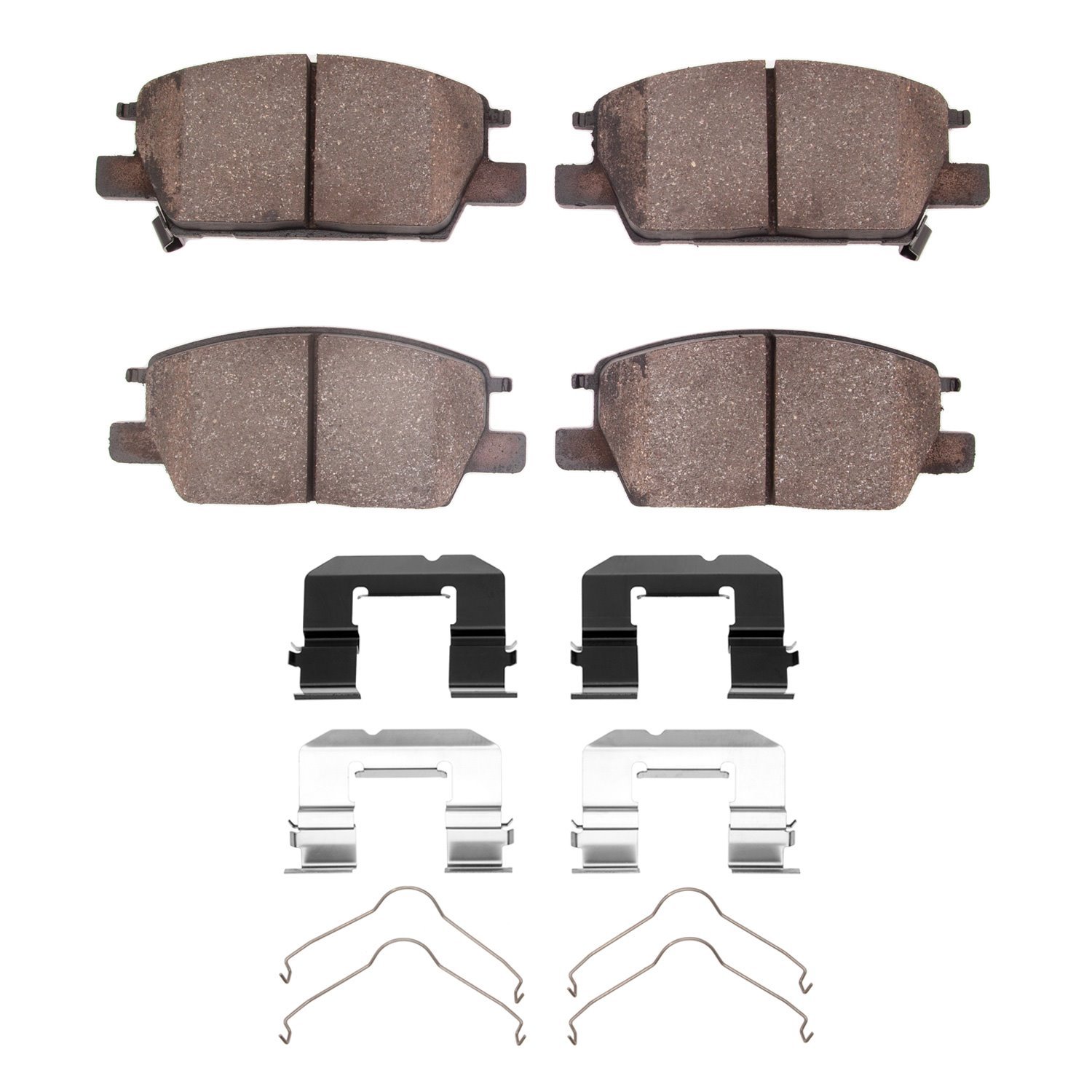 1310-1913-01 3000-Series Ceramic Brake Pads & Hardware Kit, Fits Select GM, Position: Front