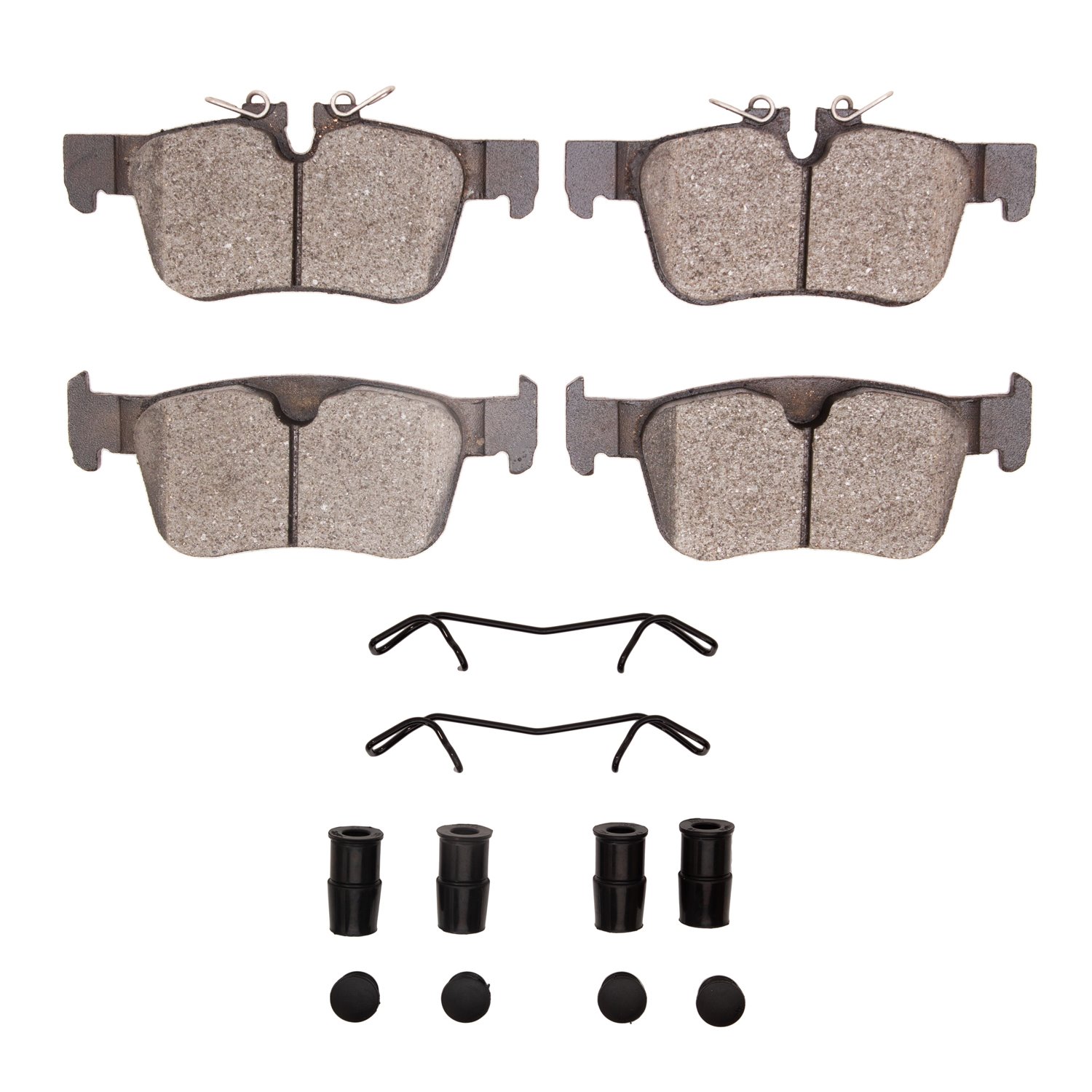 1310-1938-01 3000-Series Ceramic Brake Pads & Hardware Kit, 2018-2020 Volvo, Position: Rear