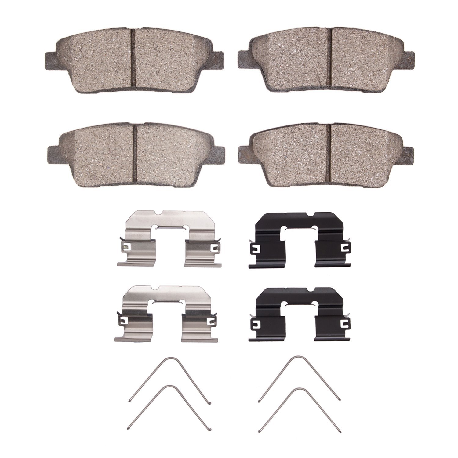 1310-2100-01 3000-Series Ceramic Brake Pads & Hardware Kit, 2018-2020 Kia/Hyundai/Genesis, Position: Rear