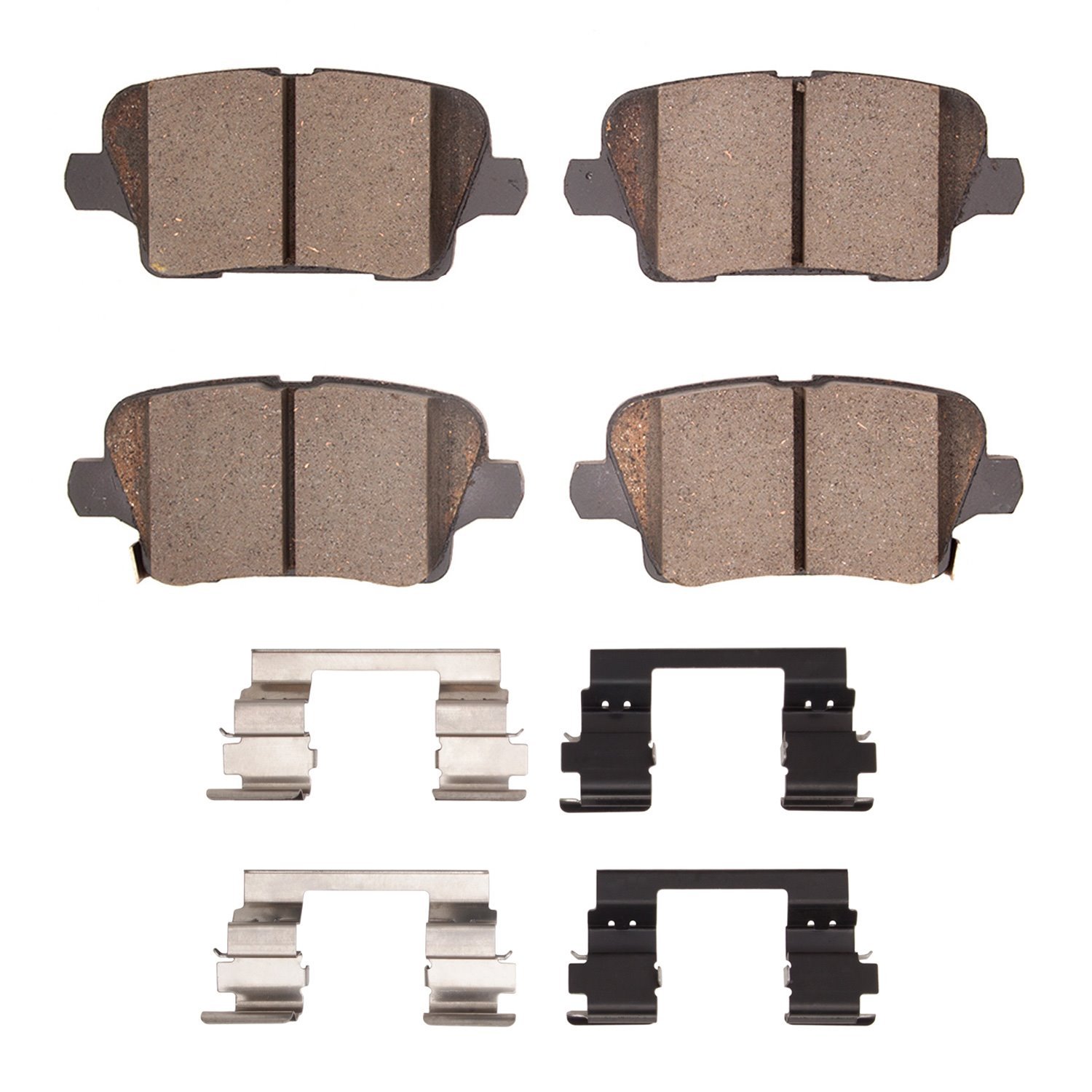 1310-2189-01 3000-Series Ceramic Brake Pads & Hardware Kit, Fits Select GM, Position: Rear