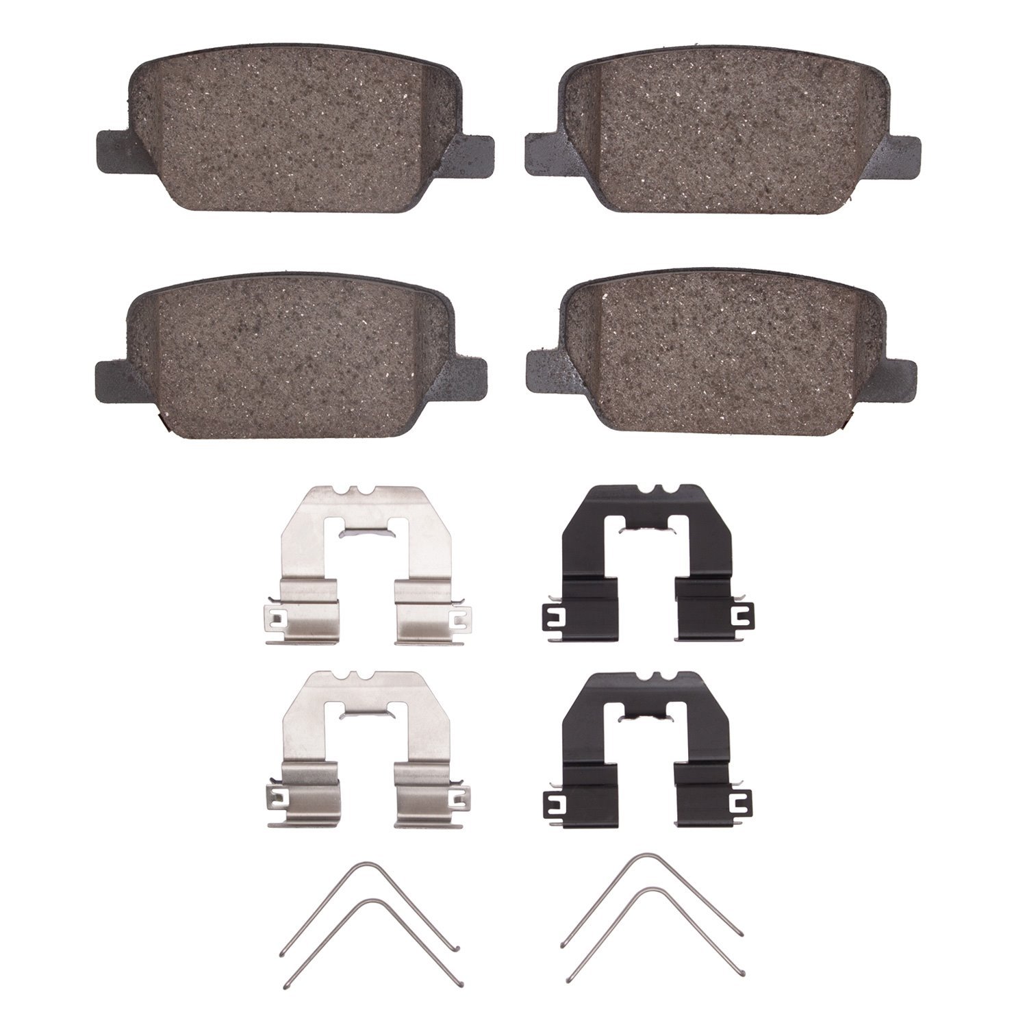 1310-2199-01 3000-Series Ceramic Brake Pads & Hardware Kit, Fits Select Kia/Hyundai/Genesis, Position: Rear