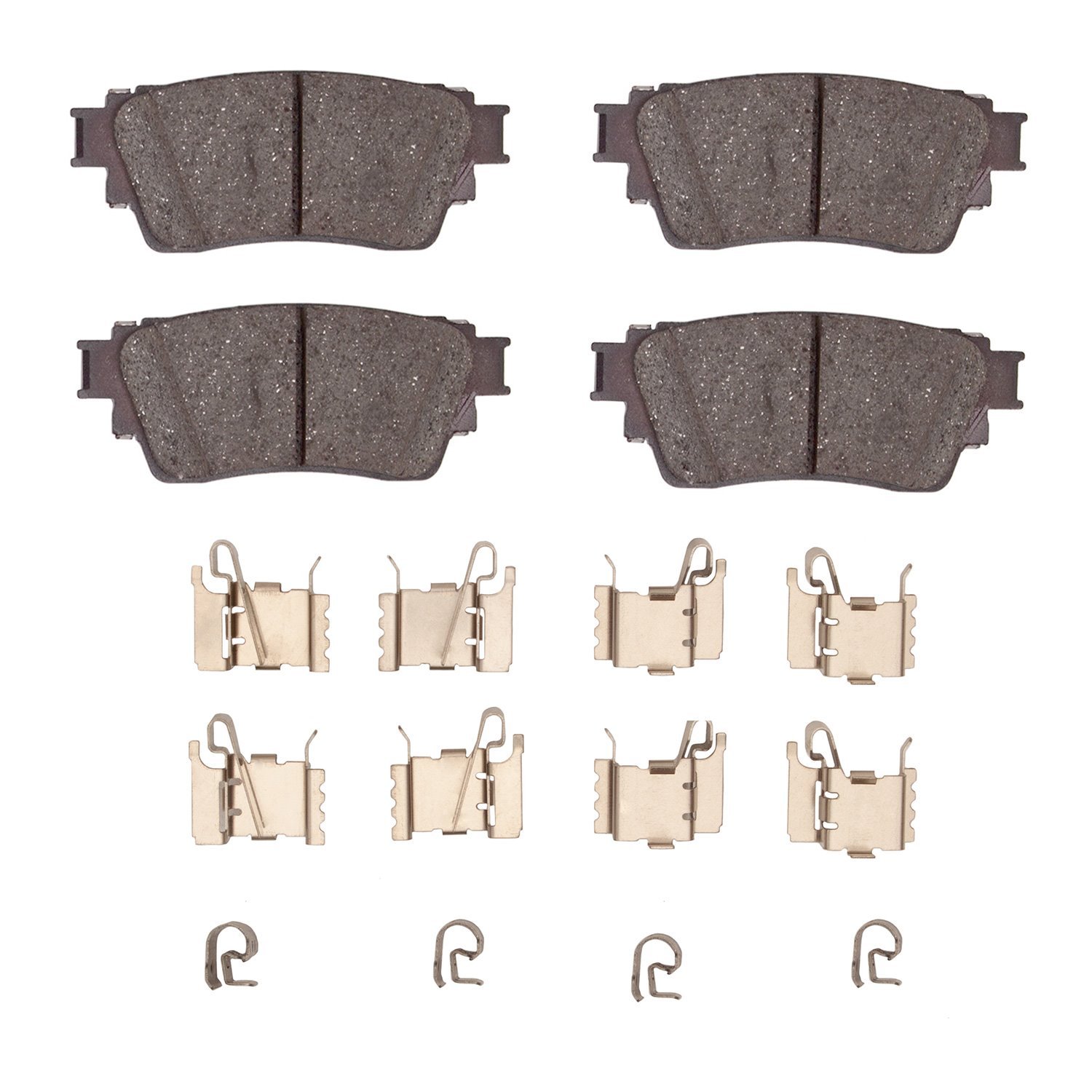 1310-2200-01 3000-Series Ceramic Brake Pads & Hardware Kit, Fits Select Infiniti/Nissan, Position: Rear