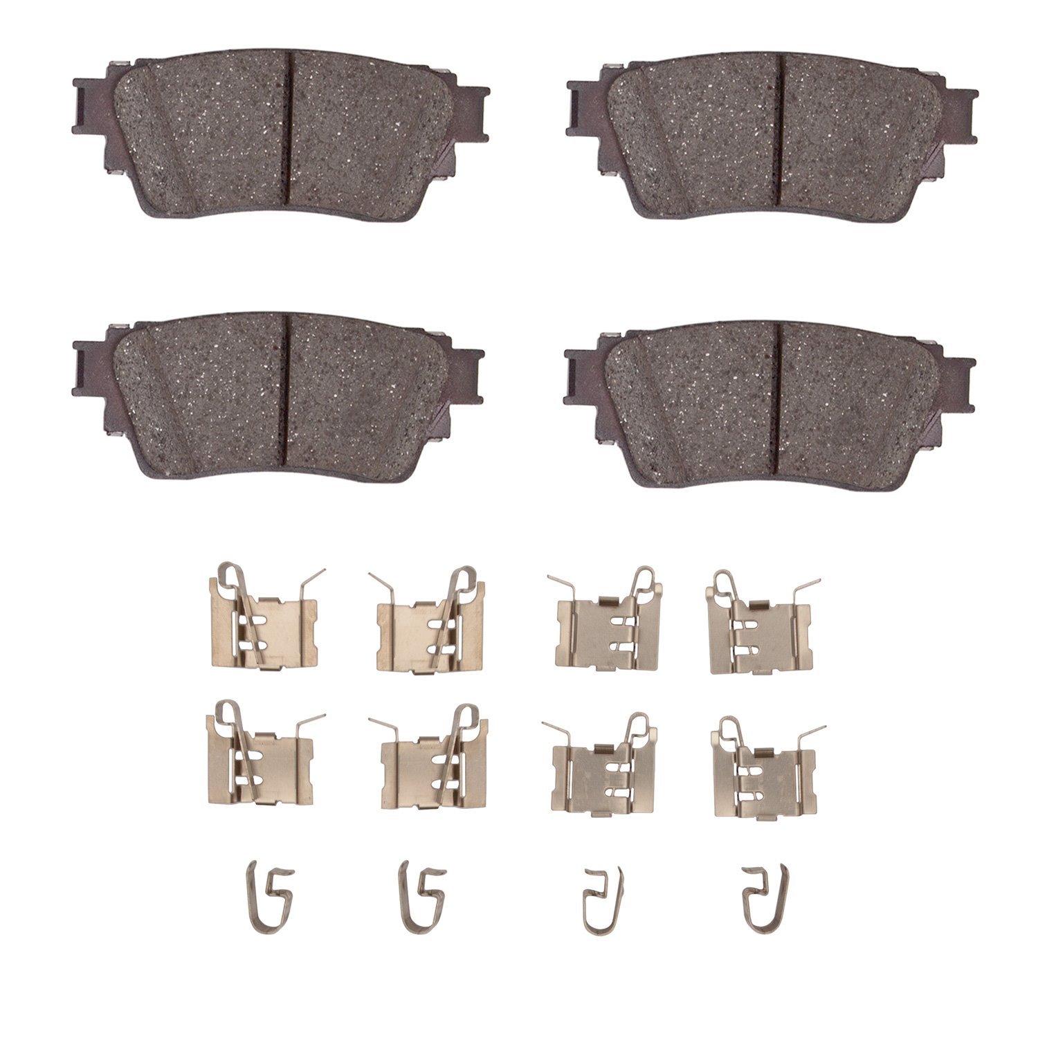1310-2200-02 3000-Series Ceramic Brake Pads & Hardware Kit, Fits Select Multiple Makes/Models, Position: Rear