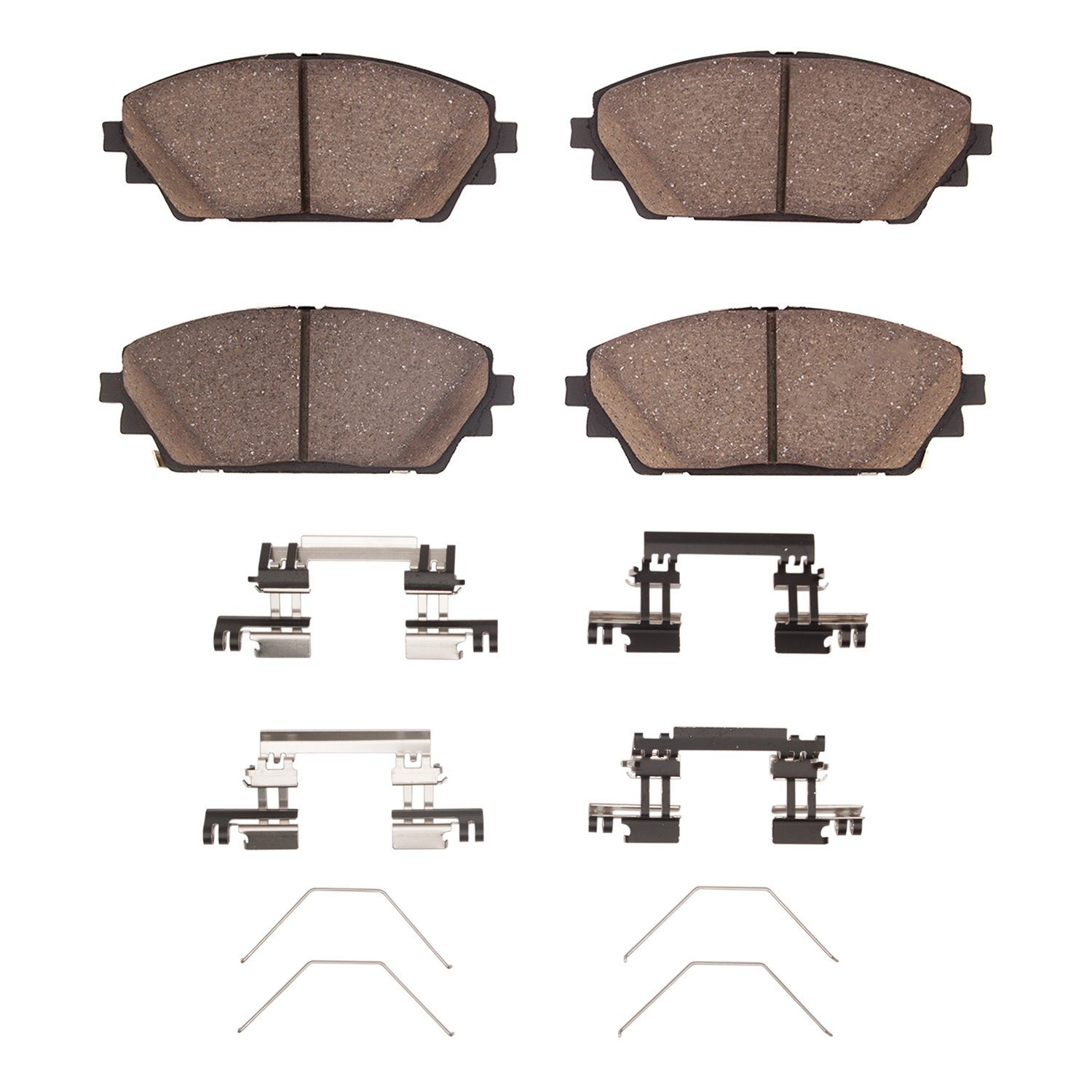 1310-2218-01 3000-Series Ceramic Brake Pads & Hardware Kit, Fits Select Ford/Lincoln/Mercury/Mazda, Position: Front