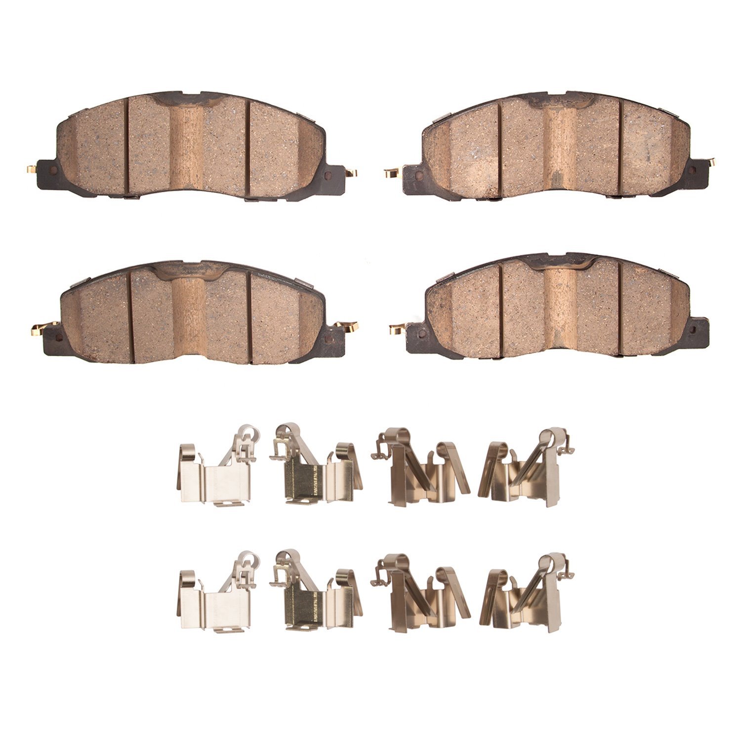 1310-2230-01 3000-Series Ceramic Brake Pads & Hardware Kit, Fits Select Ford/Lincoln/Mercury/Mazda, Position: Front