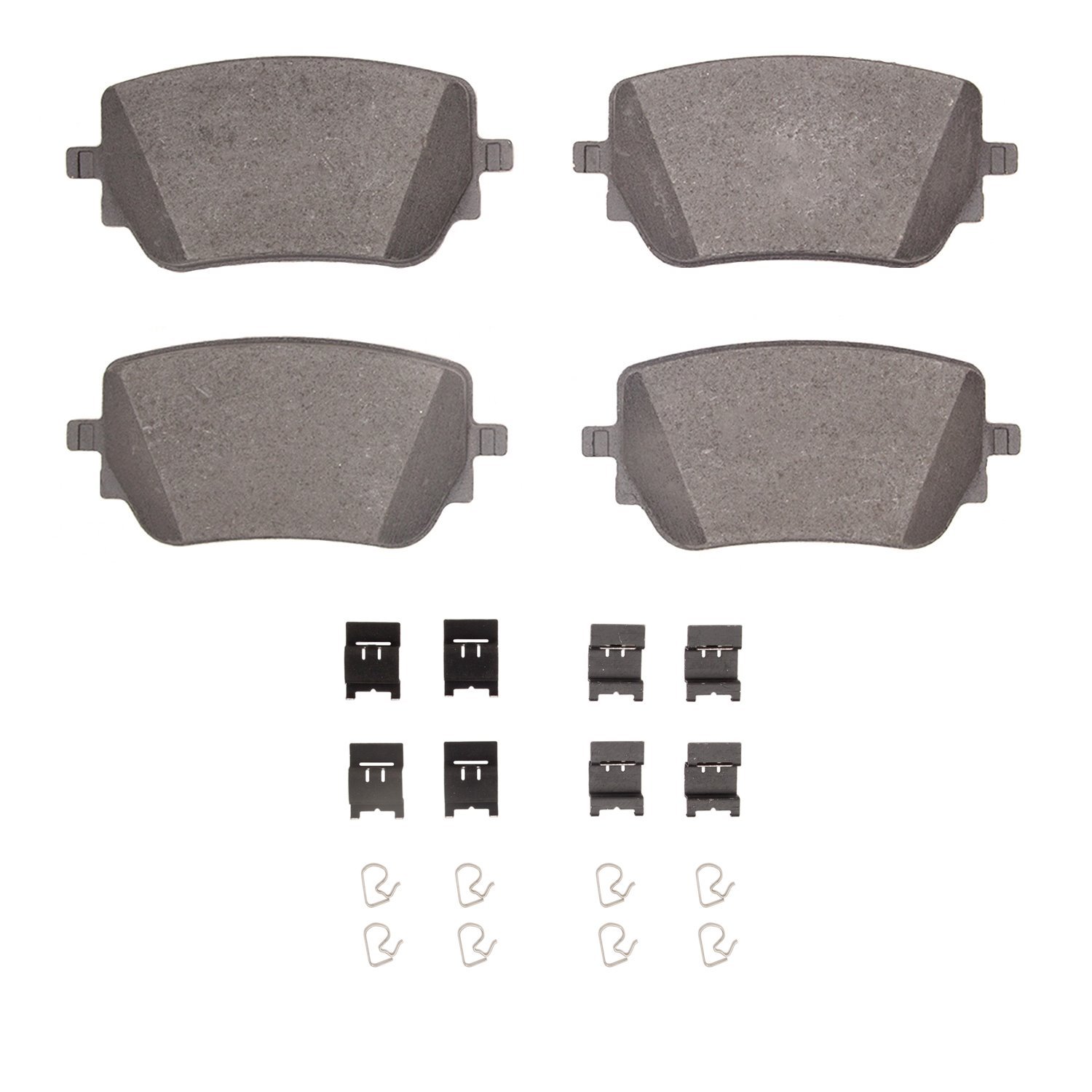 1310-2271-01 3000-Series Ceramic Brake Pads & Hardware Kit, Fits Select Mercedes-Benz, Position: Rear
