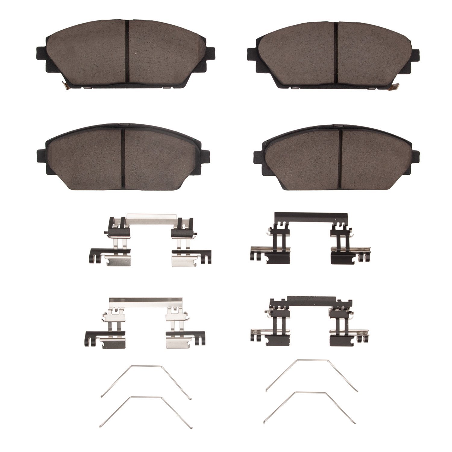 1310-2275-01 3000-Series Ceramic Brake Pads & Hardware Kit, Fits Select Ford/Lincoln/Mercury/Mazda, Position: Front