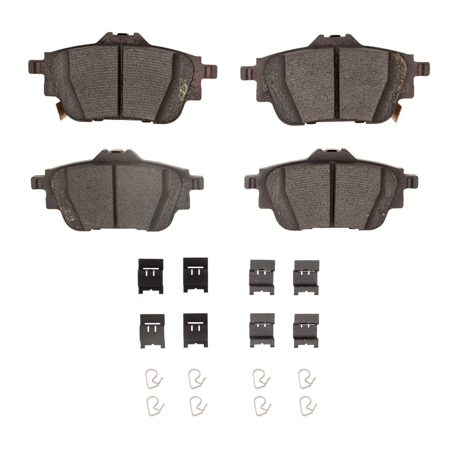 1310-2306-01 3000-Series Ceramic Brake Pads & Hardware Kit, Fits Select Infiniti/Nissan, Position: Rear